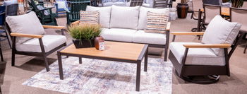 Carmel Highlands - Dark Brown - Sofa, Chairs, Table Set (Set of 4) - Urban Living Furniture (Los Angeles, CA)