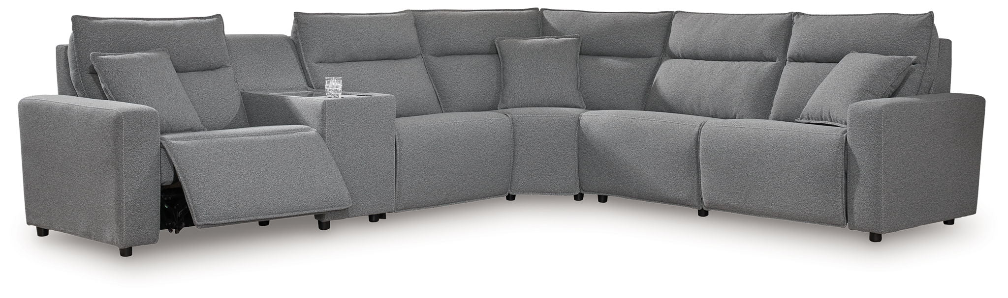 ModMax II - Salt And Pepper - Reclining Sectional - Urban Living Furniture (Los Angeles, CA)