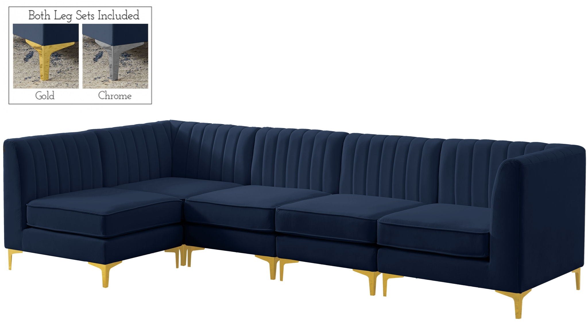 Alina - 5 Piece Modular Sectional - Urban Living Furniture (Los Angeles, CA)