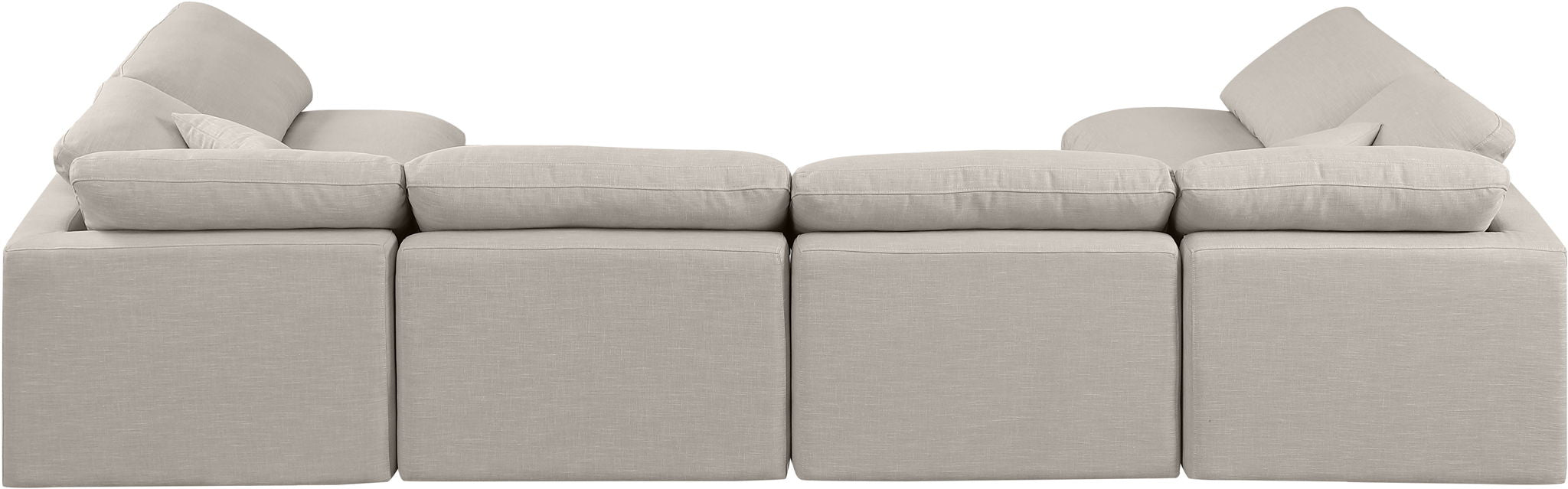 Indulge - Linen 6 Piece Modular U-Shaped Sectional - Urban Living Furniture (Los Angeles, CA)