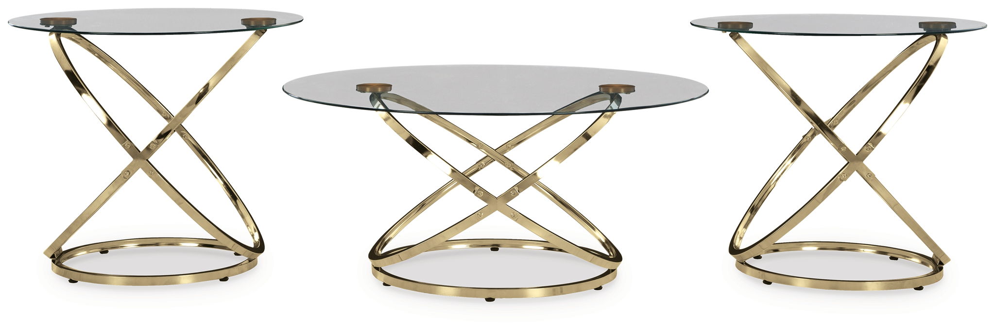Crimonti - Champagne - Occasional Table Set (Set of 3) - Urban Living Furniture (Los Angeles, CA)