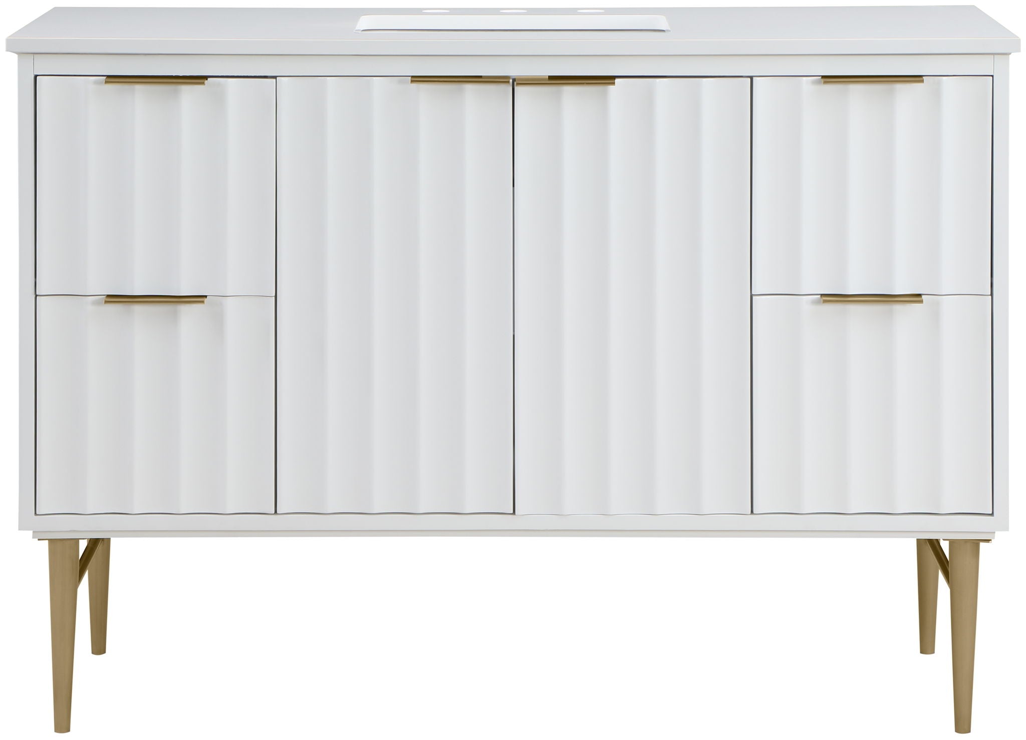 Modernist - Bathroom Vanity With Gold Legs - Urban Living Furniture (Los Angeles, CA)