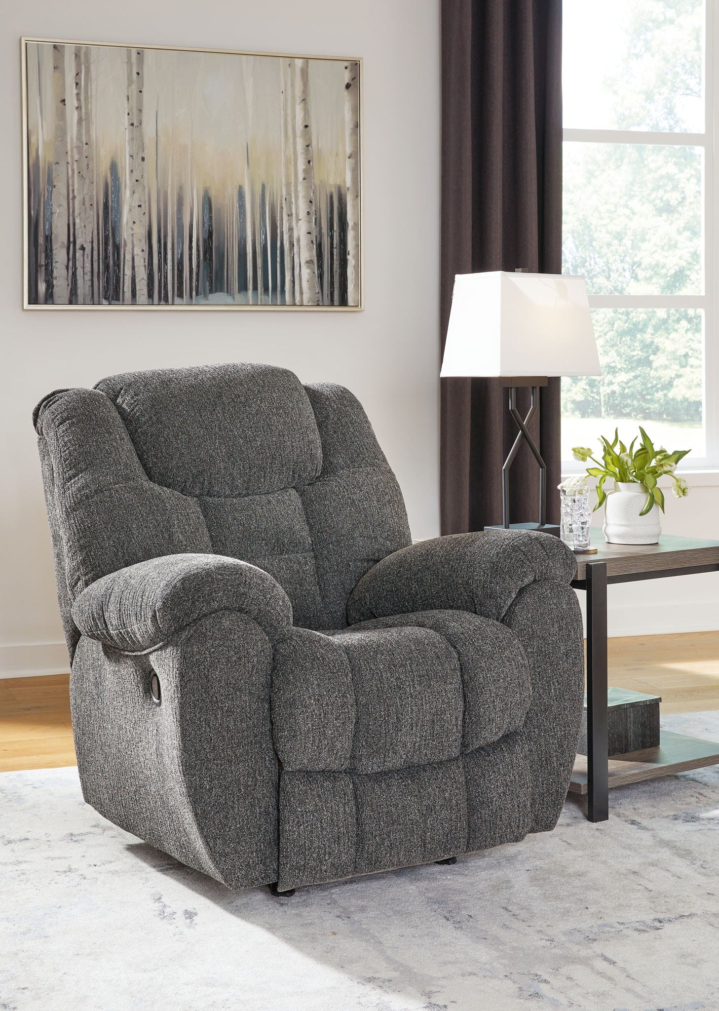 Foreside - Charcoal - Rocker Recliner - Urban Living Furniture (Los Angeles, CA)