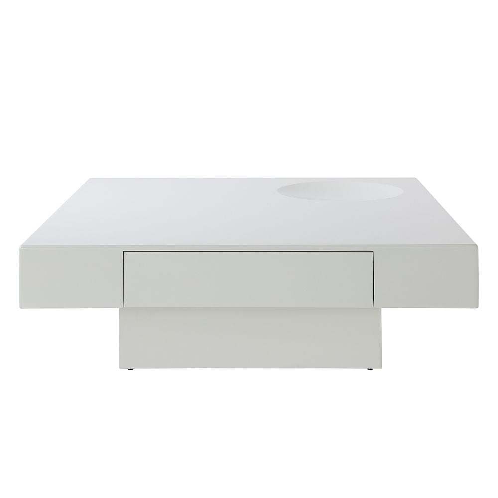 Khaim - Coffee Table - White High Gloss - Urban Living Furniture (Los Angeles, CA)
