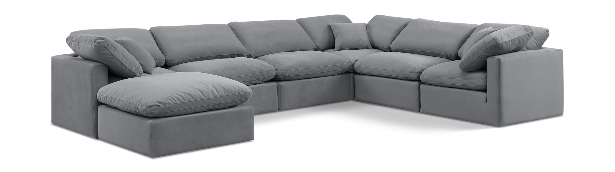 Indulge - Velvet 7 Piece Modular Sectional - Urban Living Furniture (Los Angeles, CA)