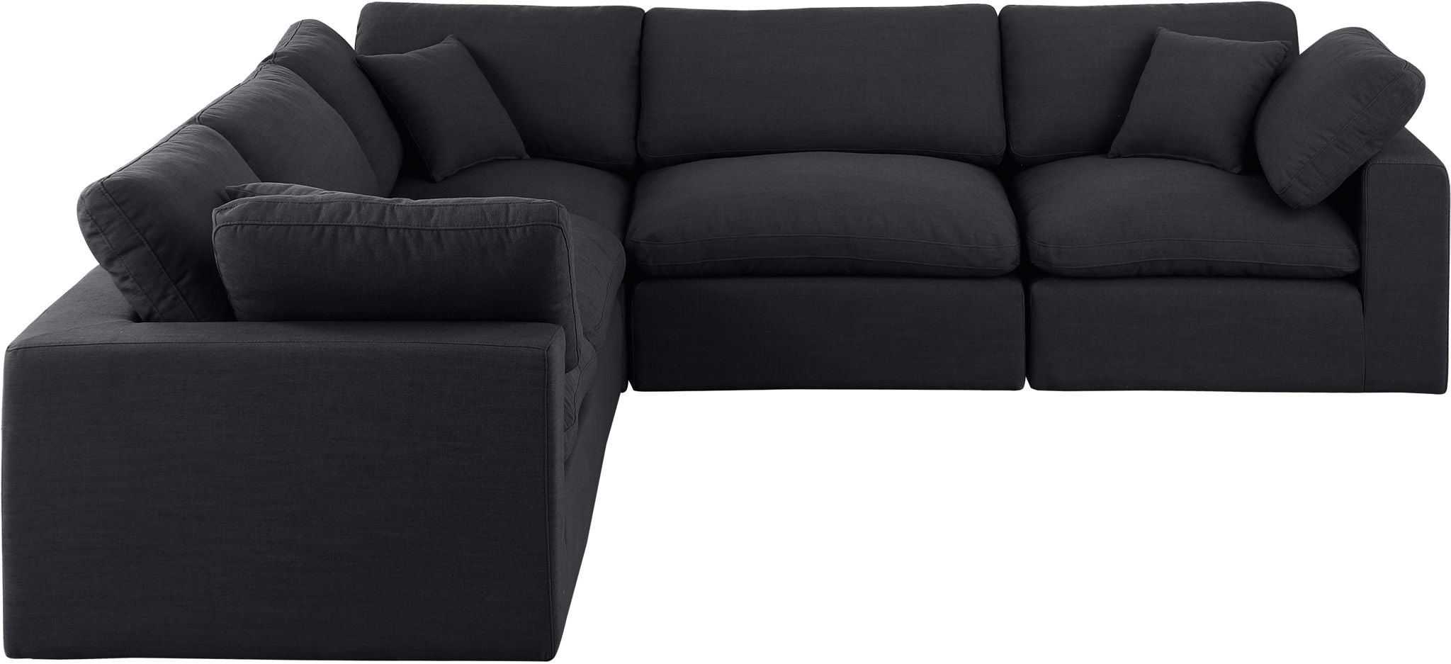 Comfy - 5 Piece Linen Modular Corner Sectional - Urban Living Furniture (Los Angeles, CA)