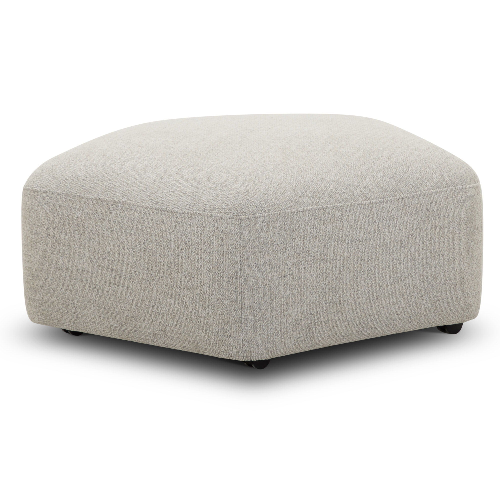 Playful - Ottoman With Casters - Canes Cobblestone - Urban Living Furniture (Los Angeles, CA)
