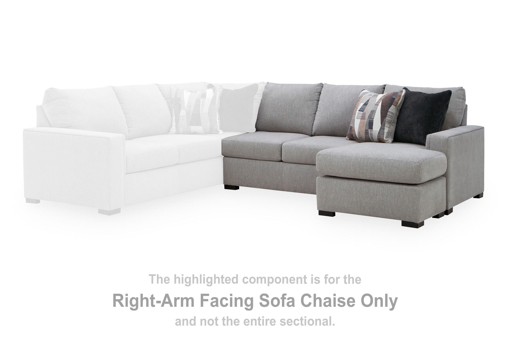Lakepoint - RAF Sofa Chaise - Nickel - Urban Living Furniture (Los Angeles, CA)