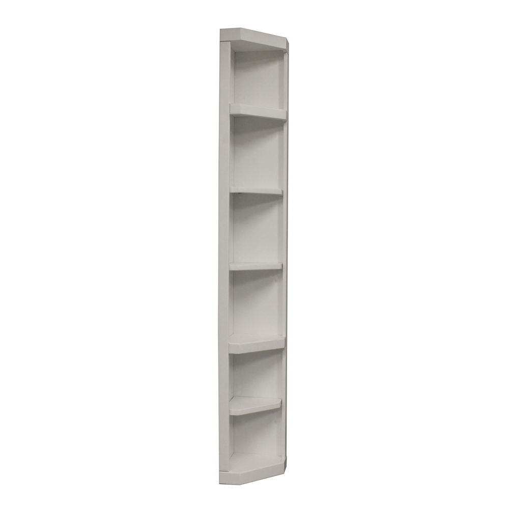 Catalina - Outside Corner Bookcase - Cottage White - Urban Living Furniture (Los Angeles, CA)