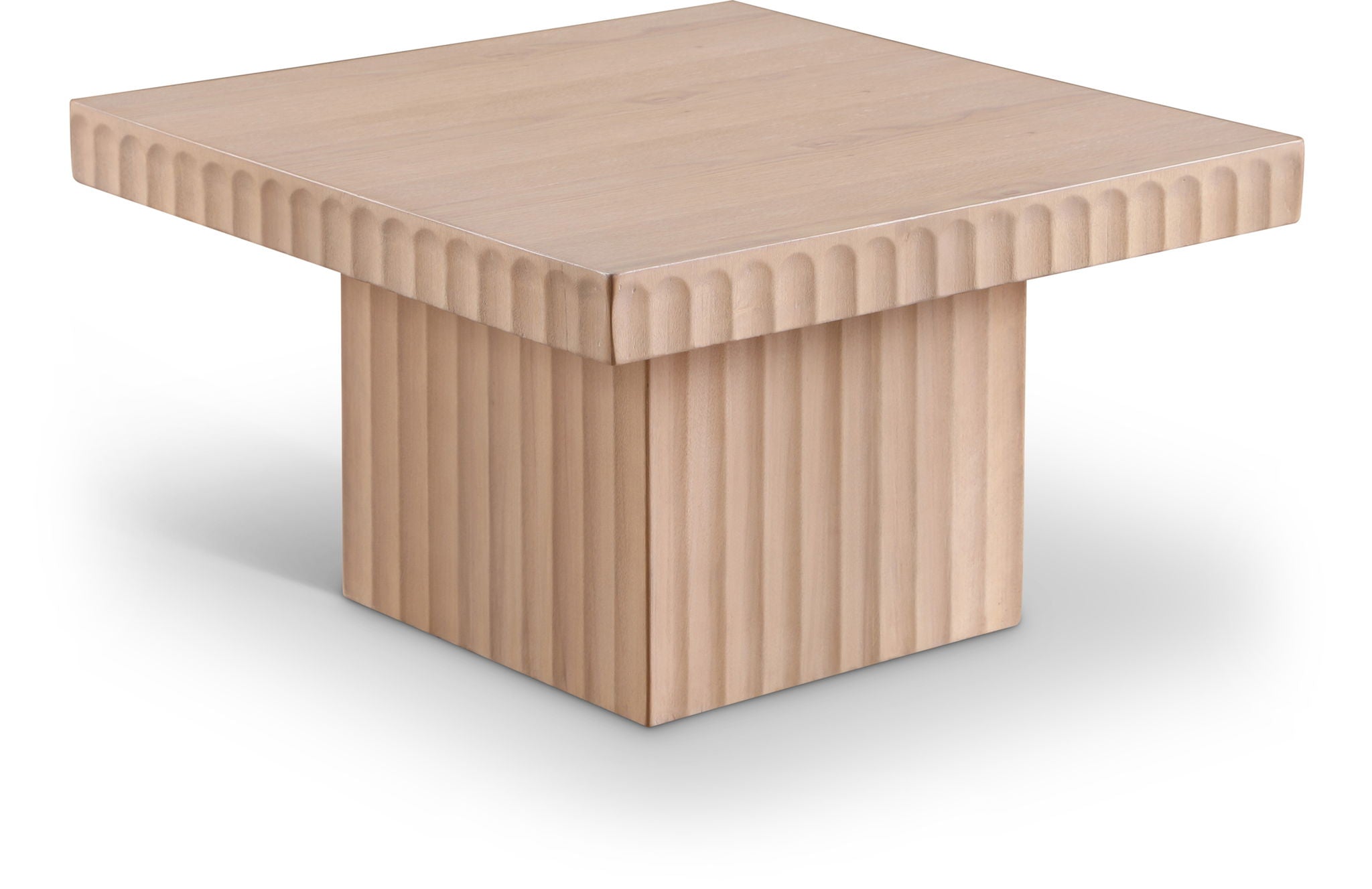 Spencer - 12" Oak Veneer Coffee Table - Urban Living Furniture (Los Angeles, CA)