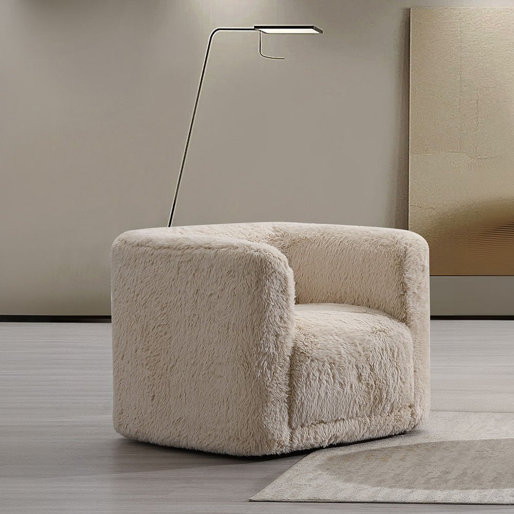 Upendo - Chair With Swivel - Beige Linen - Urban Living Furniture (Los Angeles, CA)