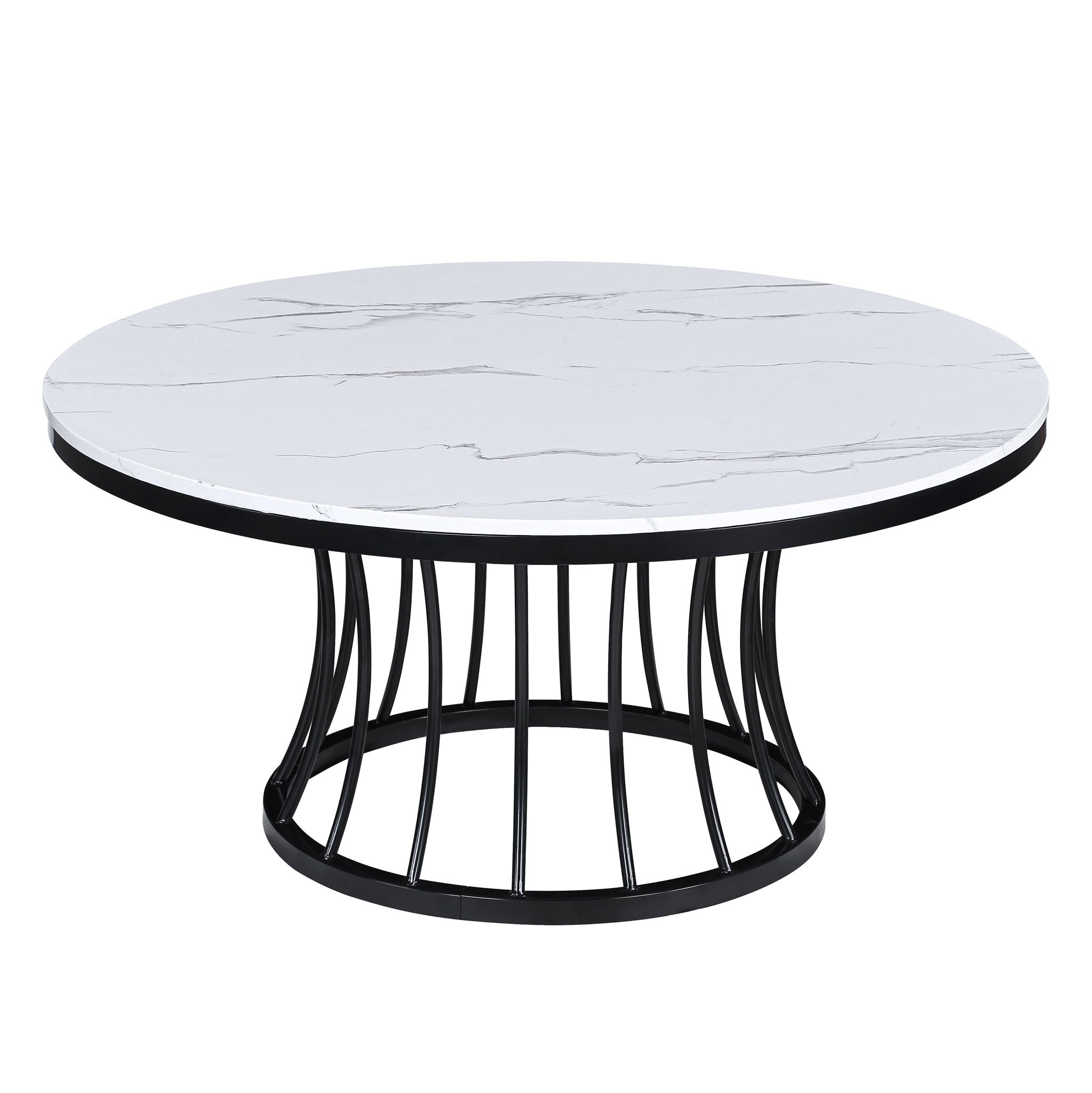 Hadley - 3-Piece Cocktail Table Set - White / Black - Urban Living Furniture (Los Angeles, CA)