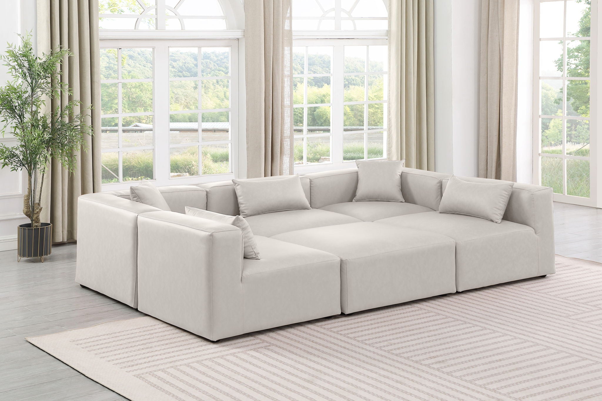 Cube - 6 Piece Modular Sectional