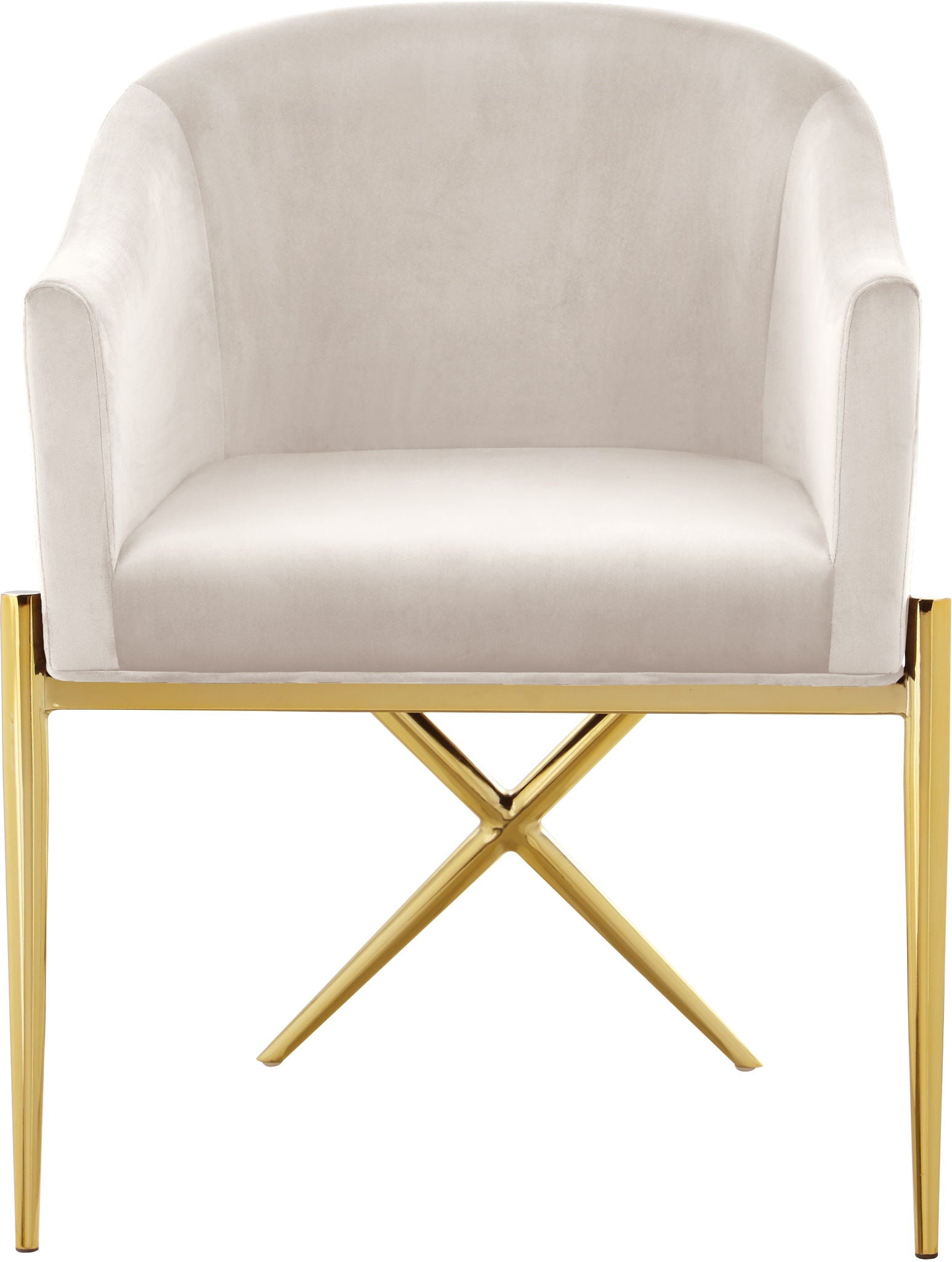 Xavier - Dining Chair with Gold Legs - Urban Living Furniture (Los Angeles, CA)