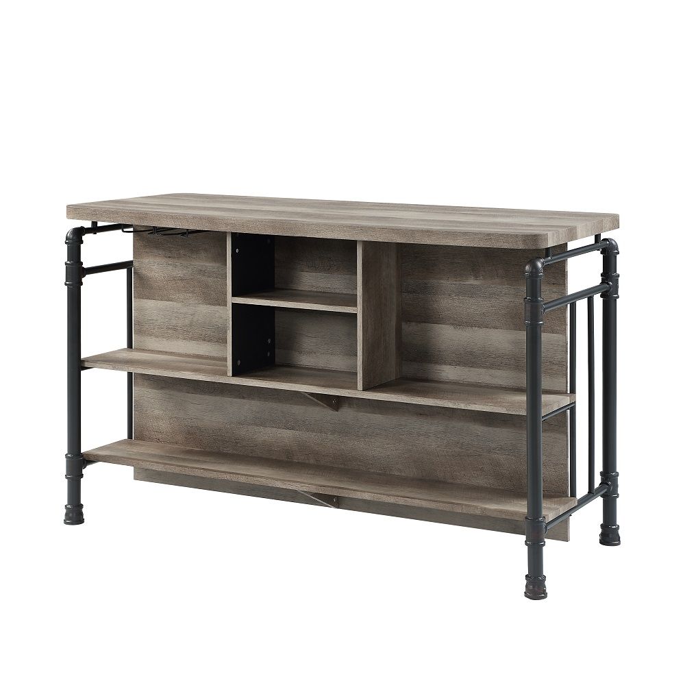 Edina - Counter Height Table - Antique Oak & Sandy Gray - Urban Living Furniture (Los Angeles, CA)