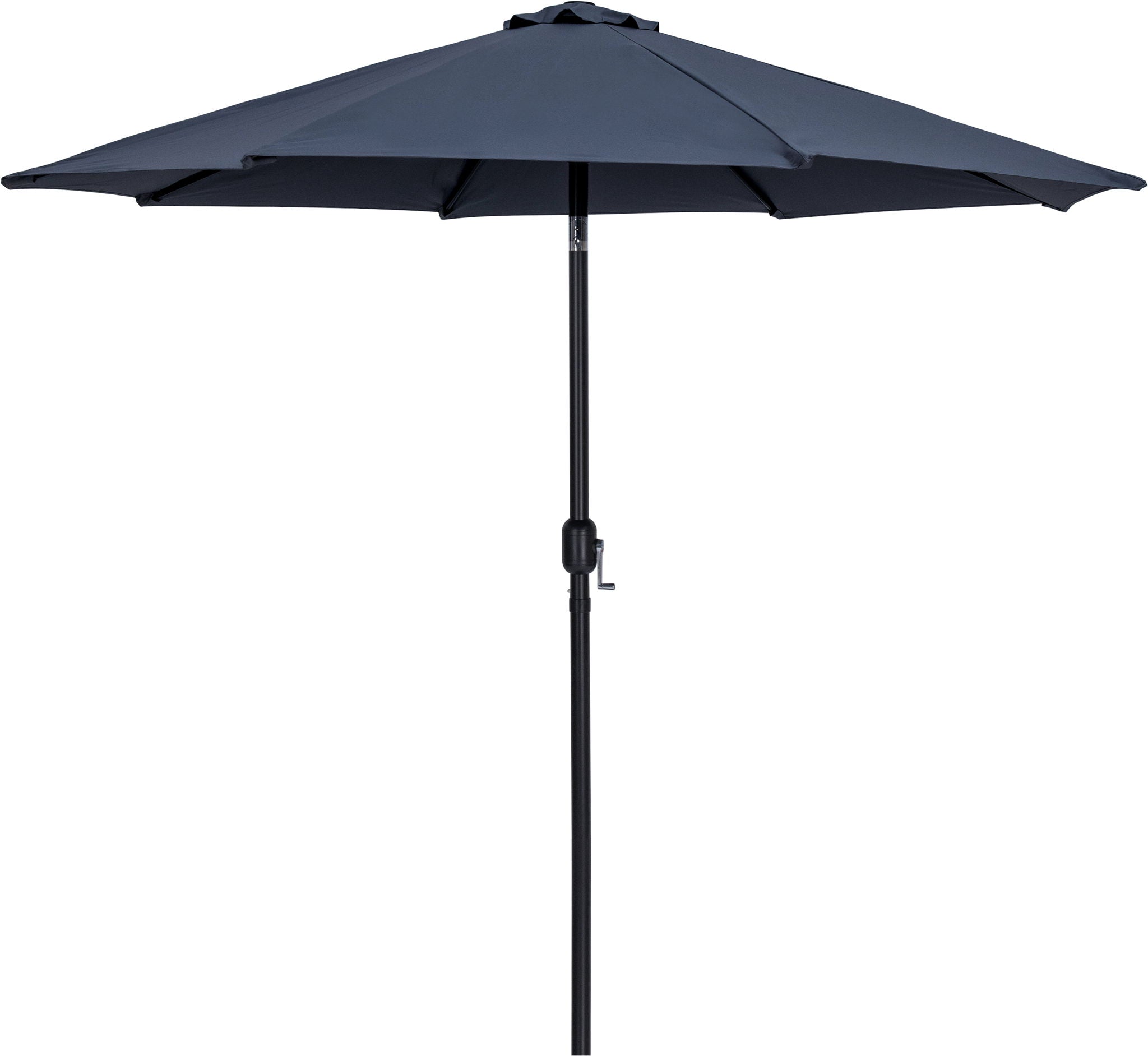 Fiji - Aluminum Patio Umbrella With Round Teak And Black Base - Urban Living Furniture (Los Angeles, CA)
