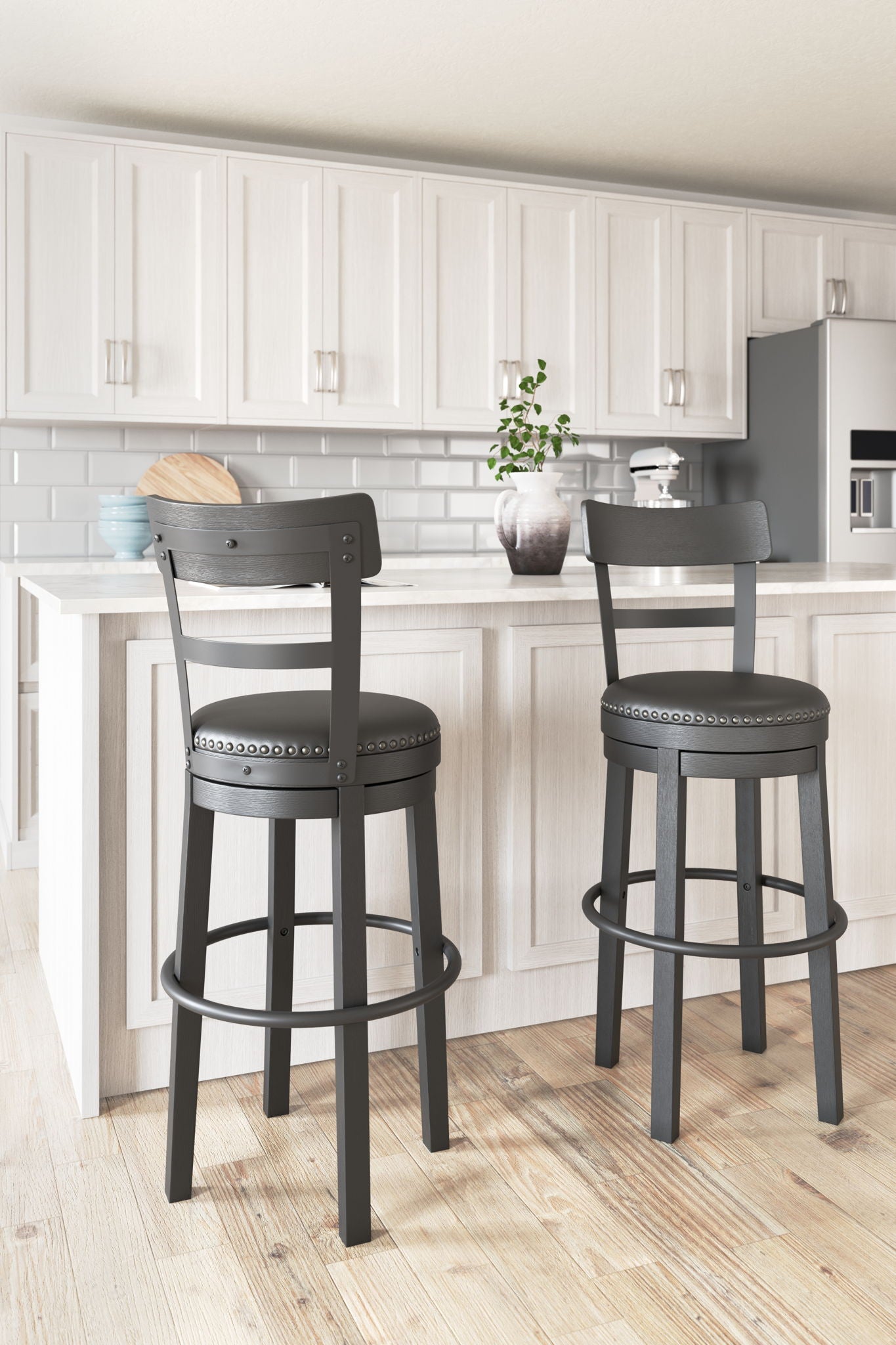 Valebeck - Tall Upholstered Swivel Barstool - Urban Living Furniture (Los Angeles, CA)