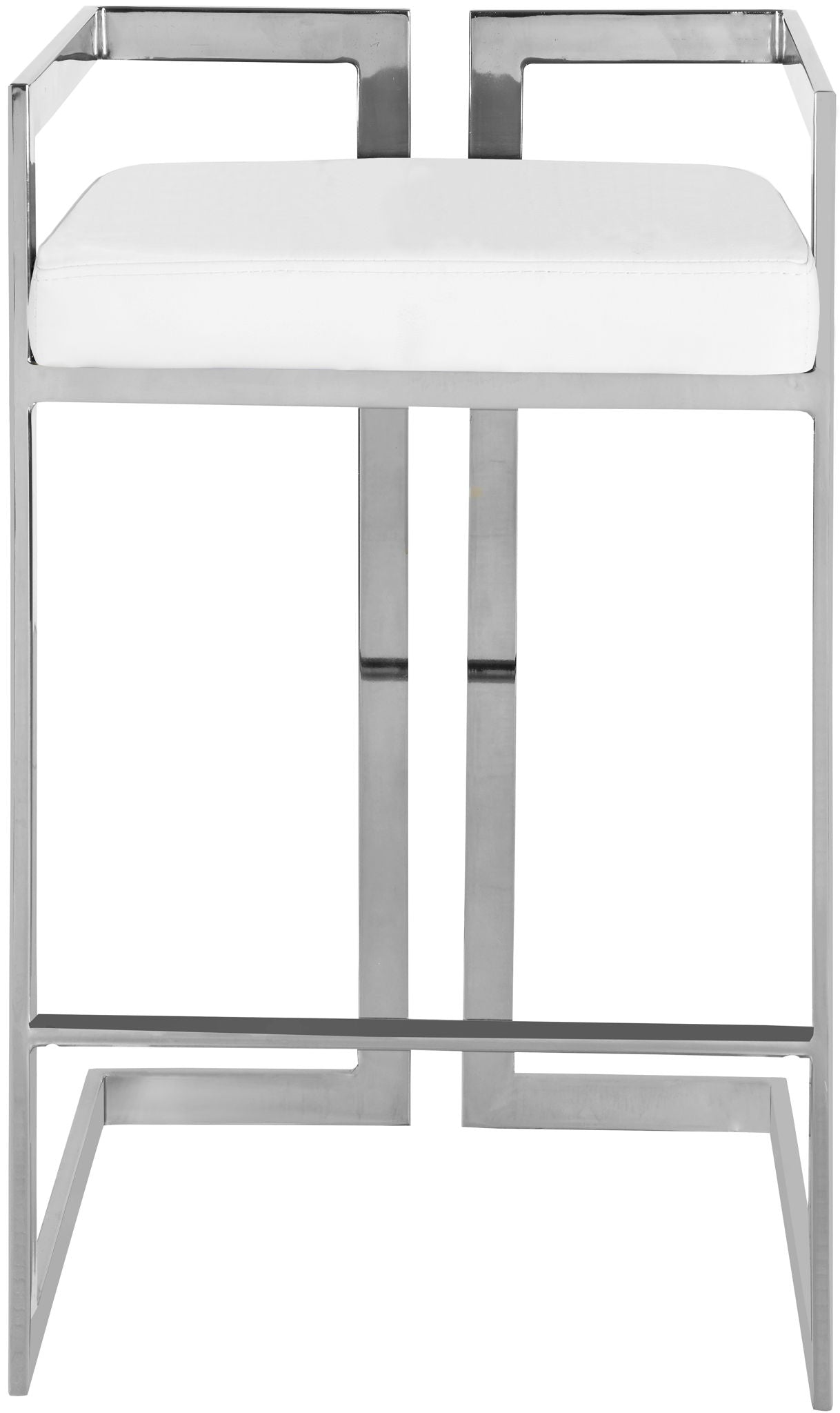 Ezra - Stool with Chrome Legs (Set of 2) - Urban Living Furniture (Los Angeles, CA)