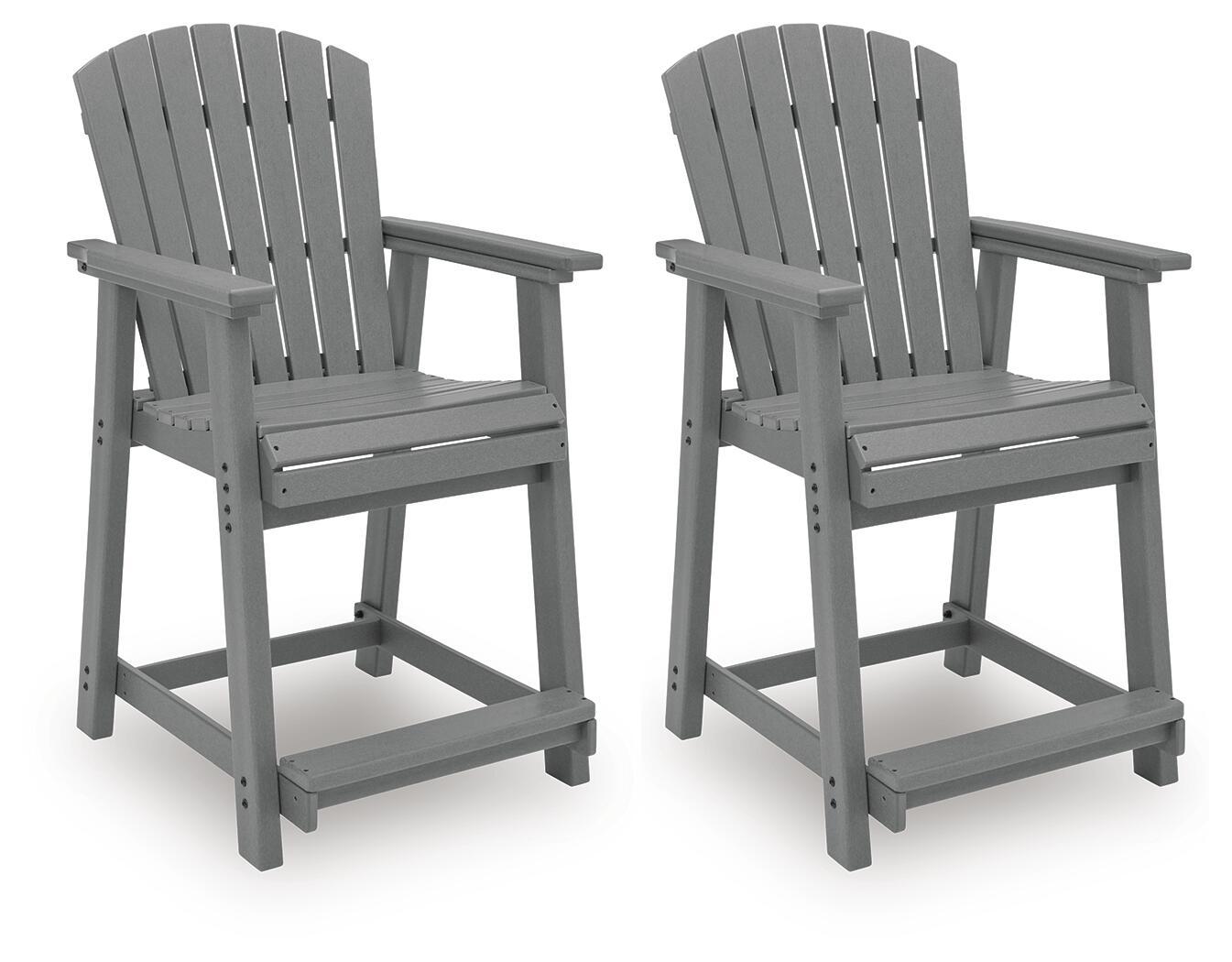 Sanctuary Beach - Barstool (Set of 2) - Dark Gray - Urban Living Furniture (Los Angeles, CA)