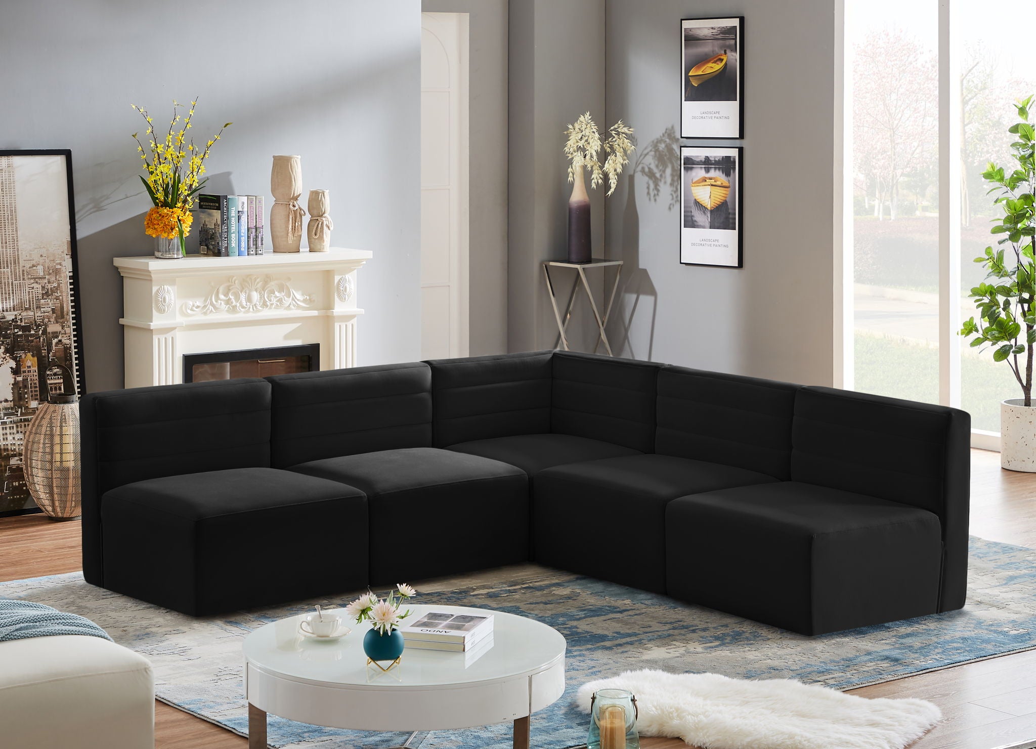 Quincy - 5 Piece Modular Sectional - Urban Living Furniture (Los Angeles, CA)
