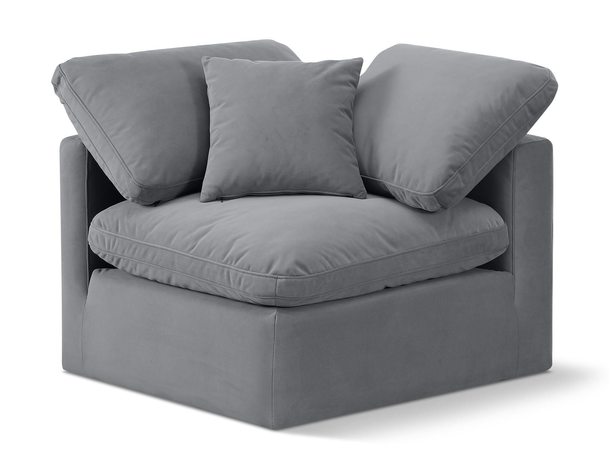Indulge - Velvet Corner Chair - Urban Living Furniture (Los Angeles, CA)