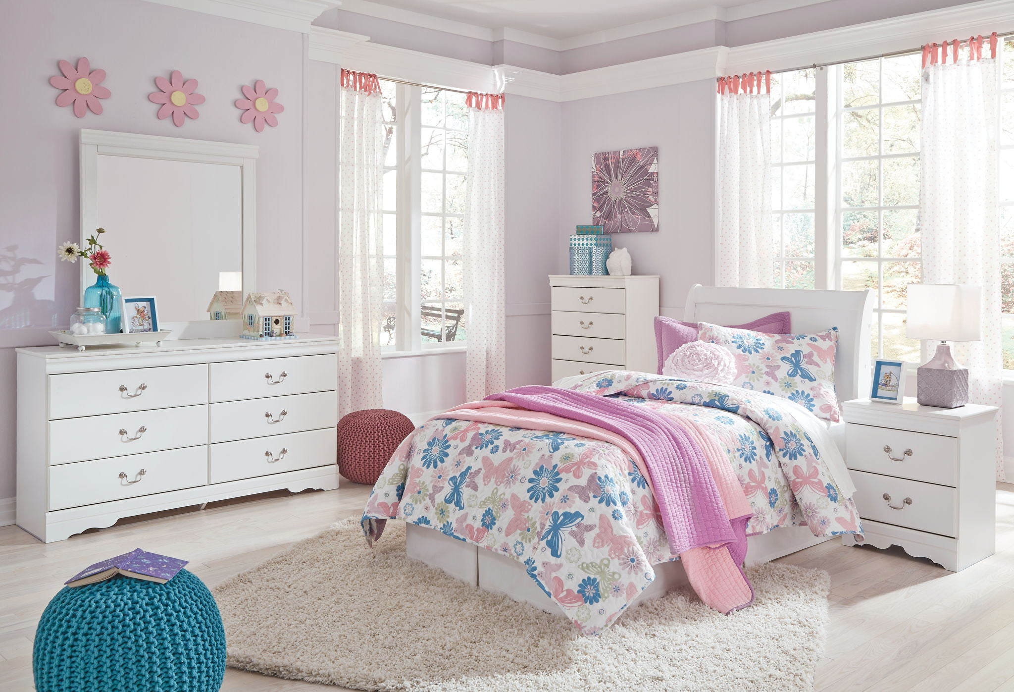 Anarasia - Sleigh Headboard With Bolt On Bed Frame - Urban Living Furniture (Los Angeles, CA)