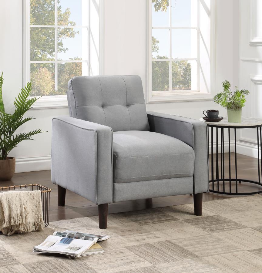 Bowen - Upholstered Track Arm Tufted Accent Chair - Urban Living Furniture (Los Angeles, CA)