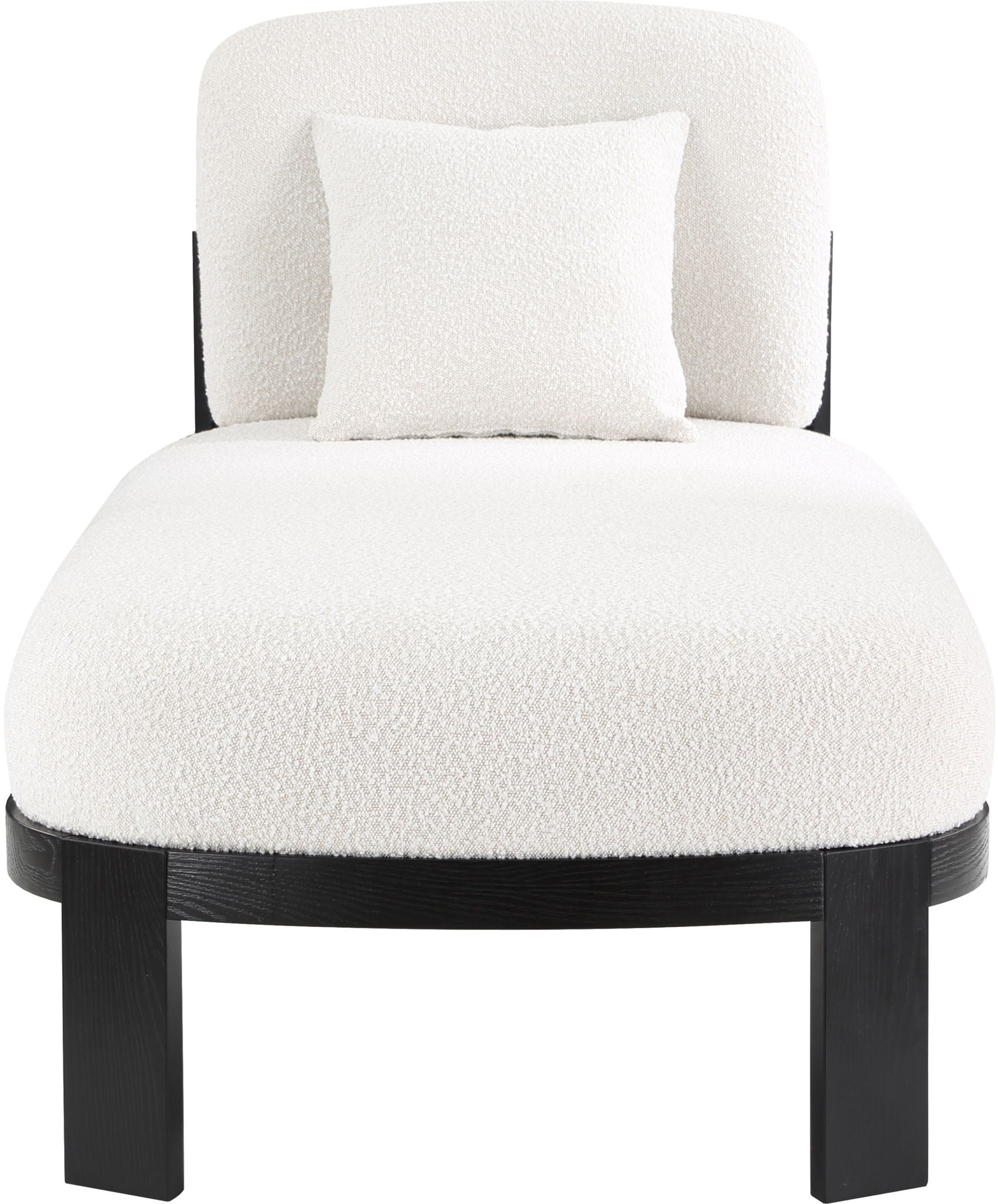 Maybourne - Chaise / Bench With Black Frame - Urban Living Furniture (Los Angeles, CA)