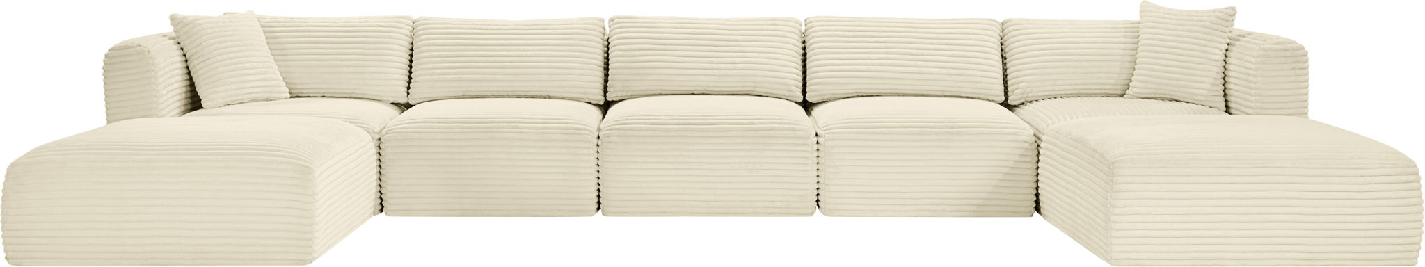 Shaggy - 7 Piece Modular Sectional With 2 Ottomans - Urban Living Furniture (Los Angeles, CA)