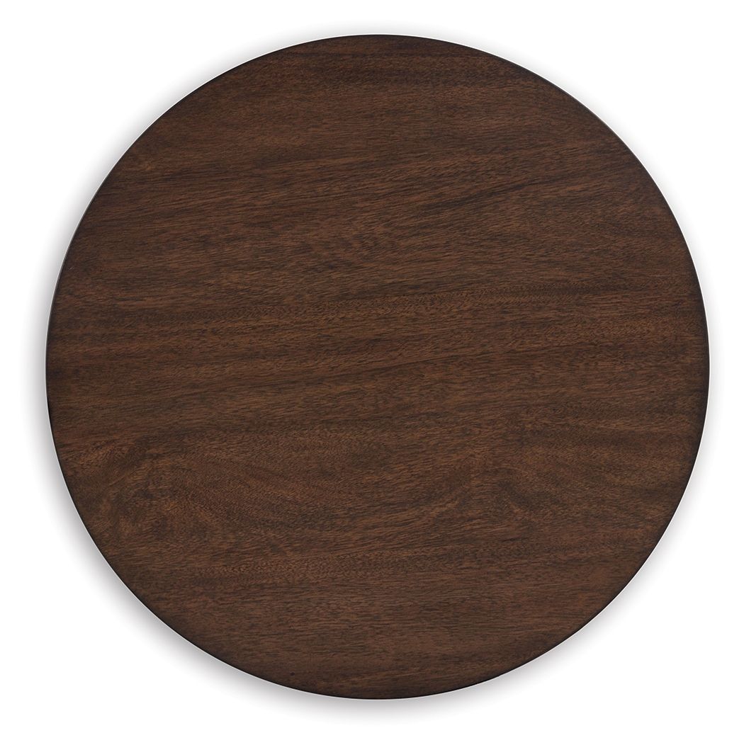 Korestone - Dark Brown - Round End Table - Urban Living Furniture (Los Angeles, CA)