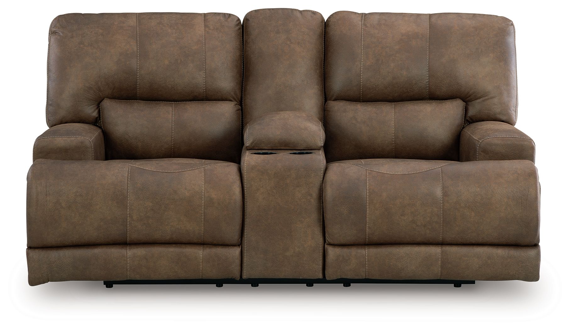 Beckley Place - Earth - Power Reclining Loveseat With Console / Adjustable Headrest - Urban Living Furniture (Los Angeles, CA)