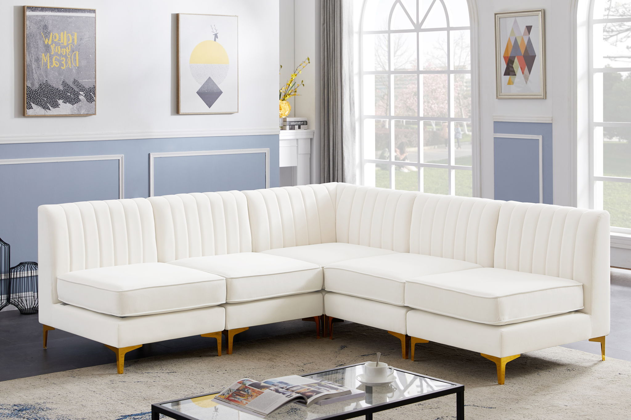 Alina - 5 Piece Armless Sectional - Urban Living Furniture (Los Angeles, CA)