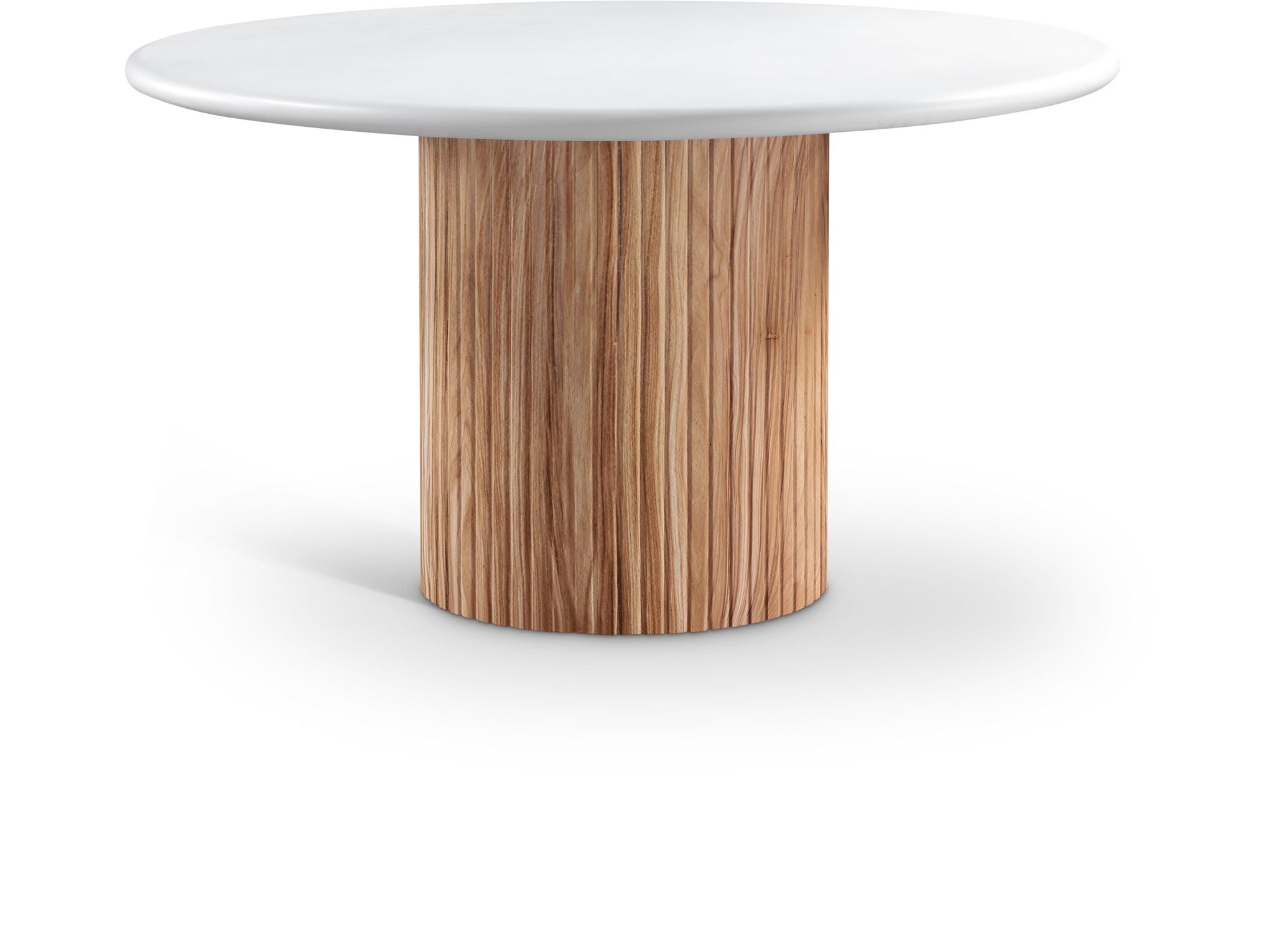Sanremo - Concrete 53" Finished Concrete Indoor / Outdoor Dining Table - White - Urban Living Furniture (Los Angeles, CA)