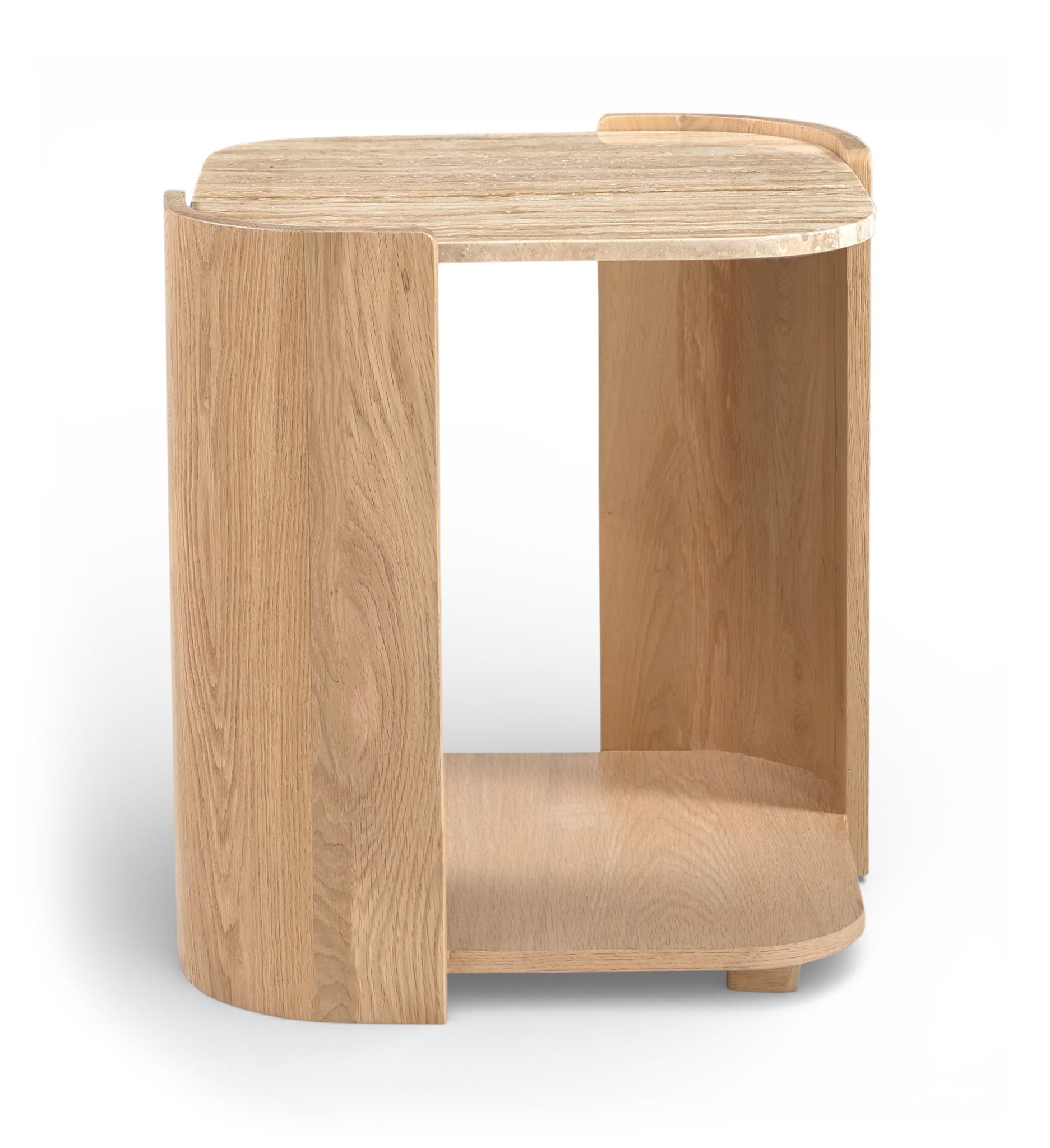 Calabria - Marble And Oak Wood Table - Urban Living Furniture (Los Angeles, CA)