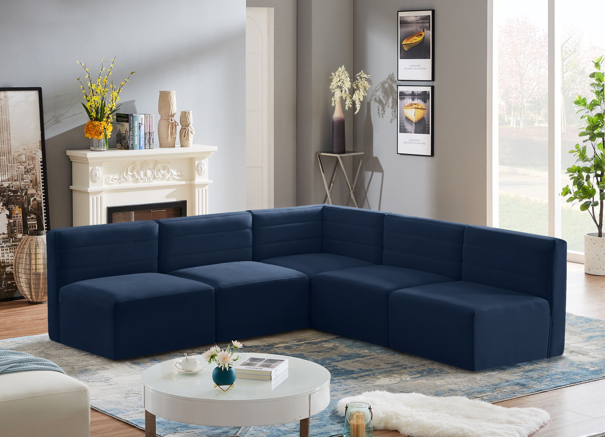 Quincy - 5 Piece Modular Sectional - Urban Living Furniture (Los Angeles, CA)