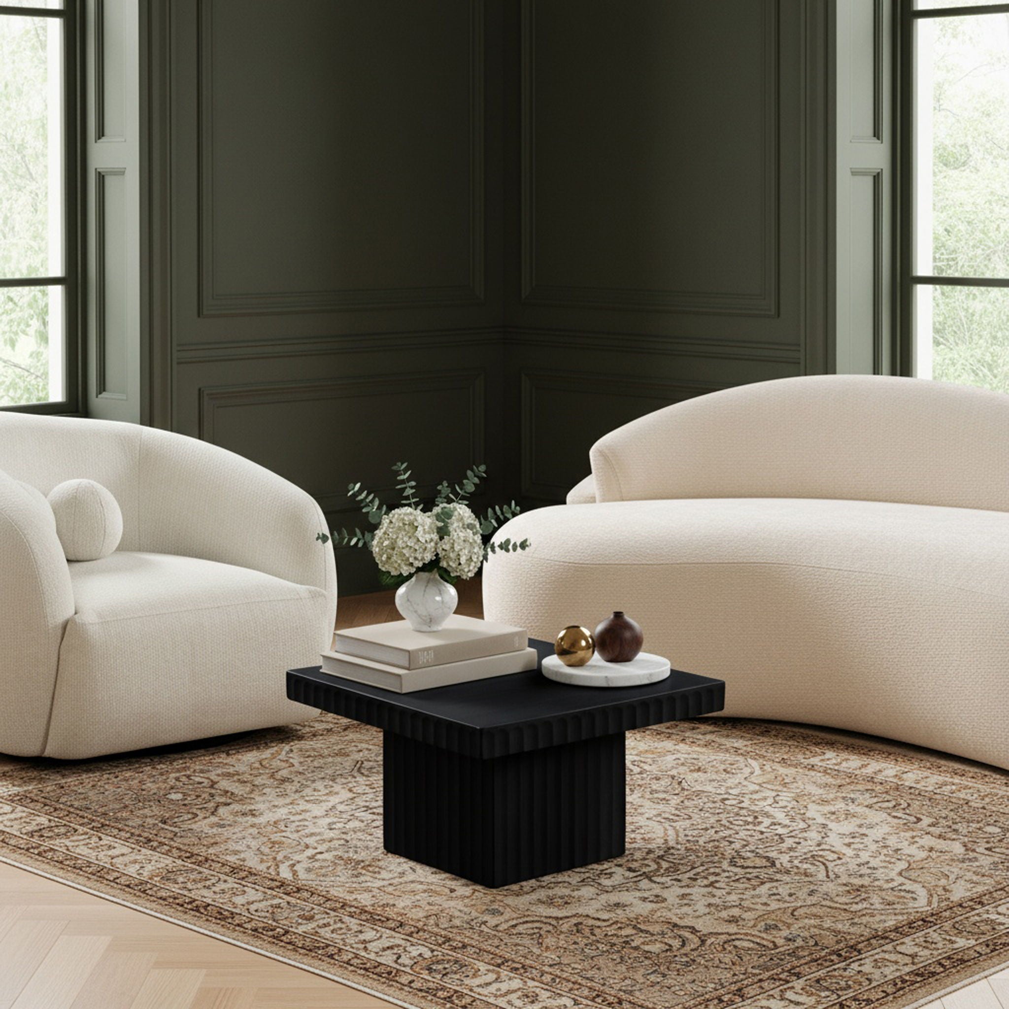 Spencer - 12" Oak Veneer Coffee Table - Urban Living Furniture (Los Angeles, CA)