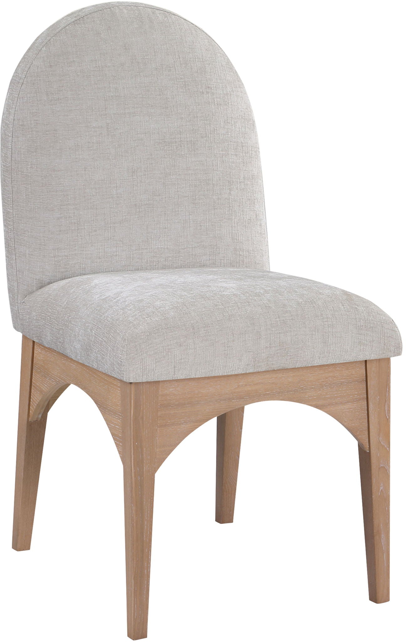 Waldorf - Chenille Dining Side Chair With Natural Legs - Urban Living Furniture (Los Angeles, CA)