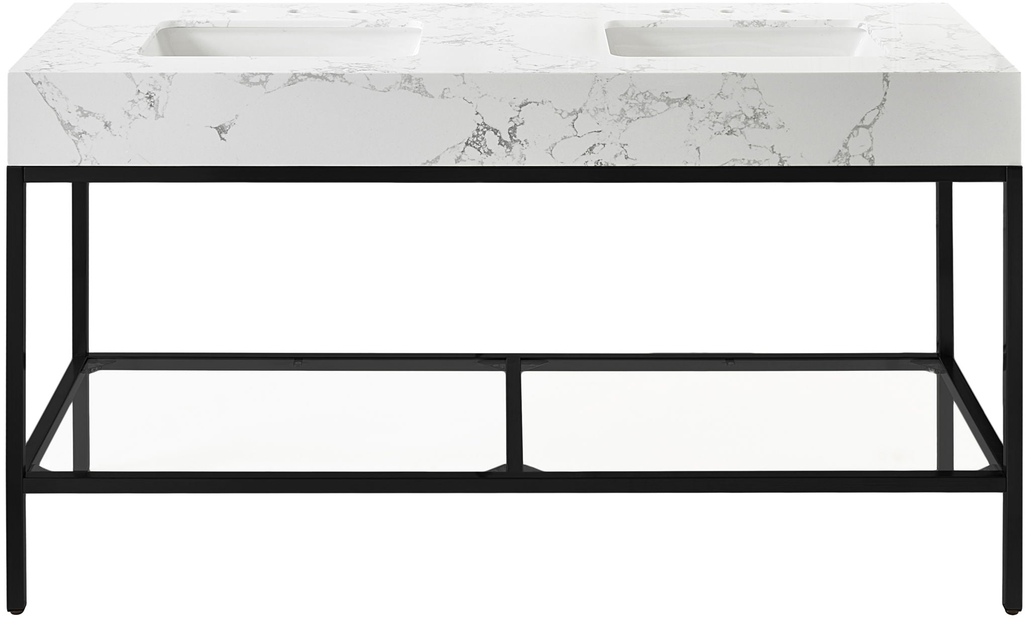 Marmo - Engineered Marble Bathroom Vanity With Black Base - Urban Living Furniture (Los Angeles, CA)