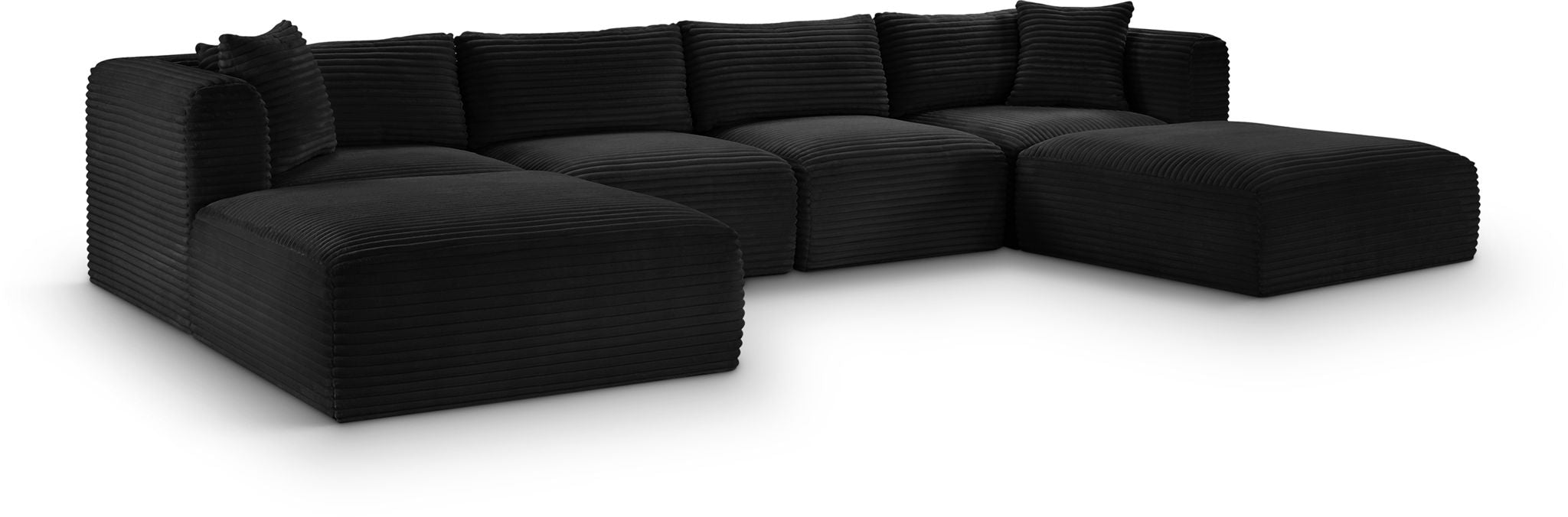 Shaggy - 6 Piece Modular Sectional With 2 Ottomans - Urban Living Furniture (Los Angeles, CA)