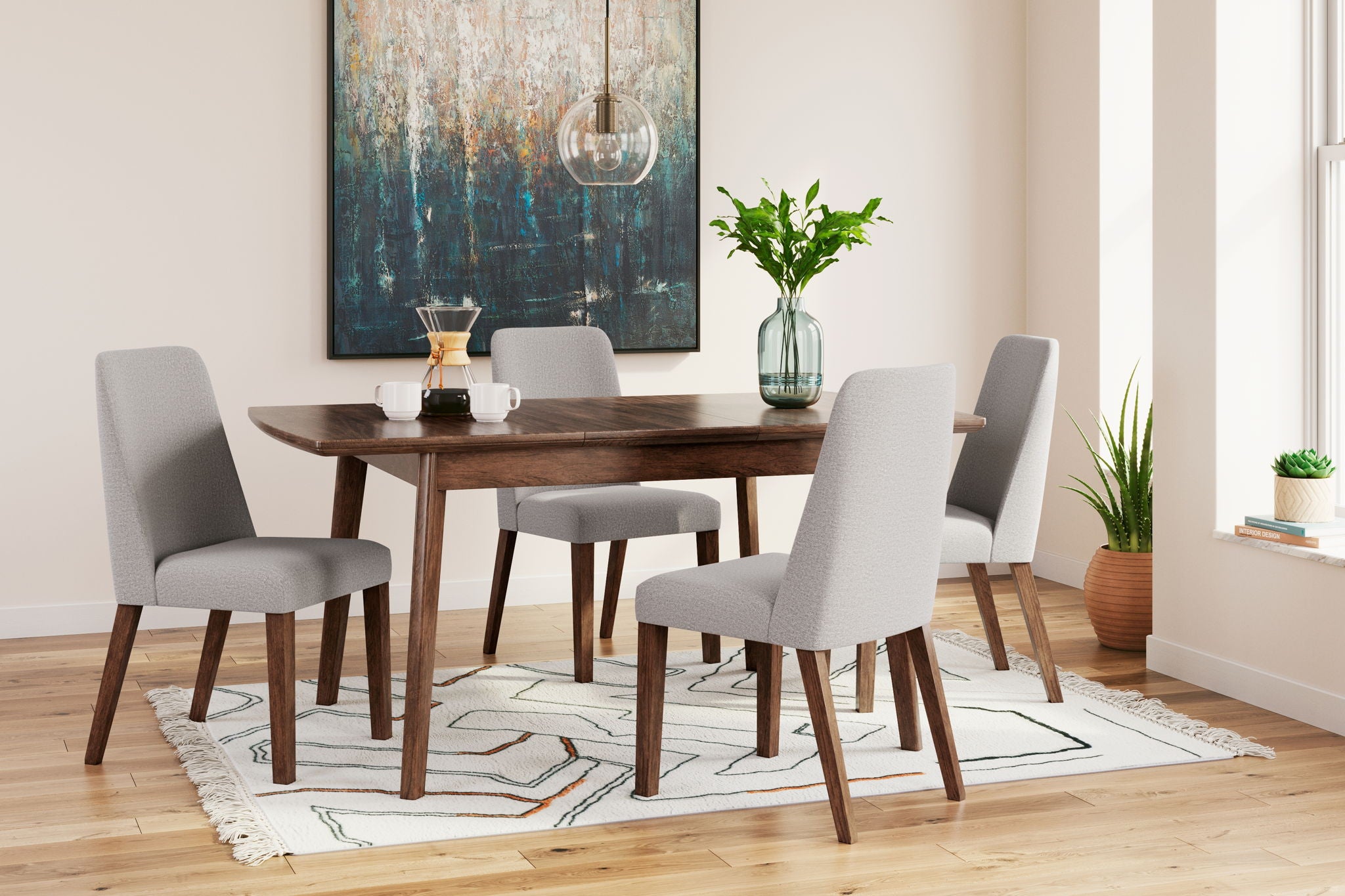 Lyncott - Butterfly Extension Table Set - Urban Living Furniture (Los Angeles, CA)