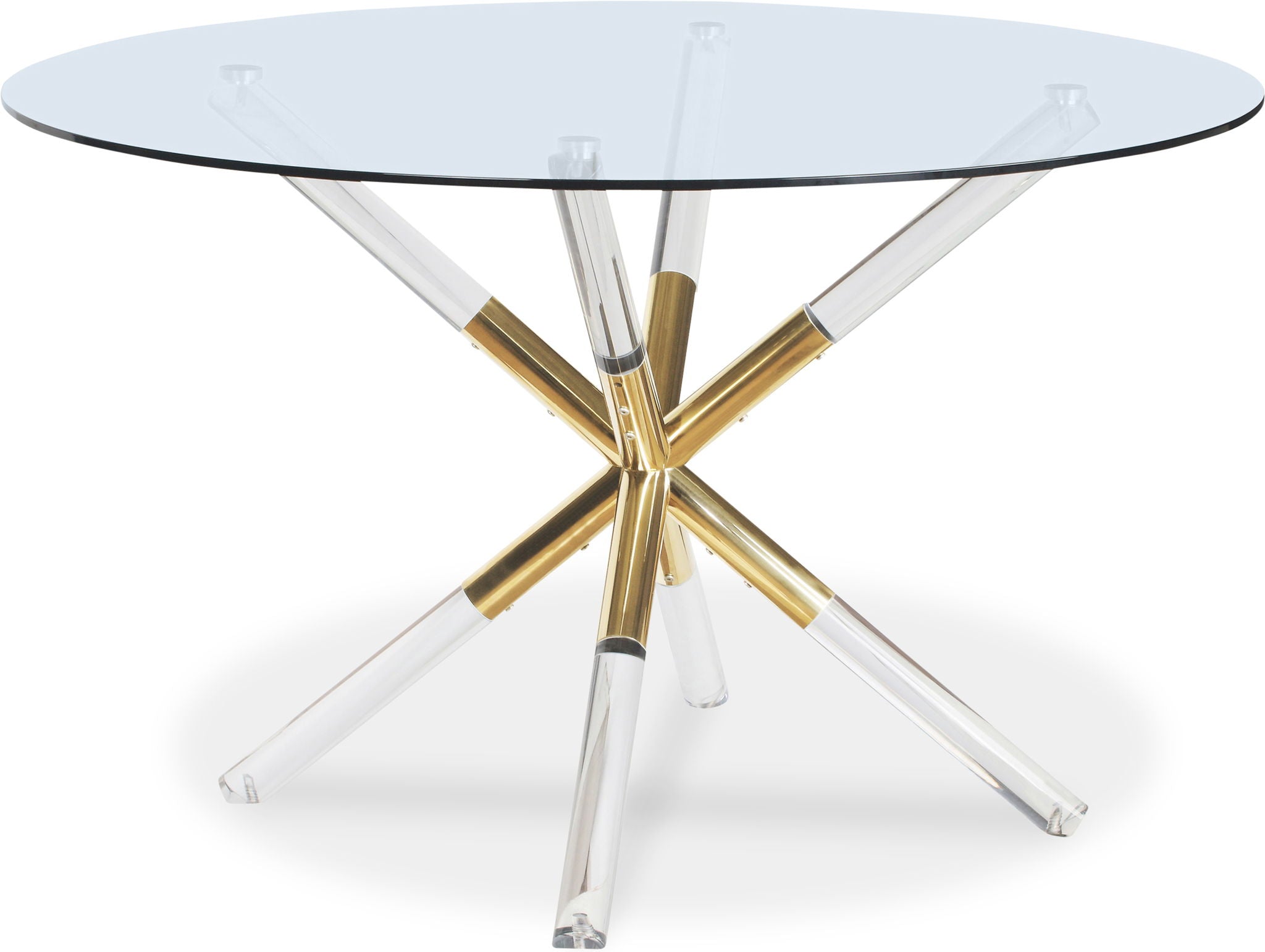 Mercury - Dining Table - Pearl Silver - Glass - Urban Living Furniture (Los Angeles, CA)