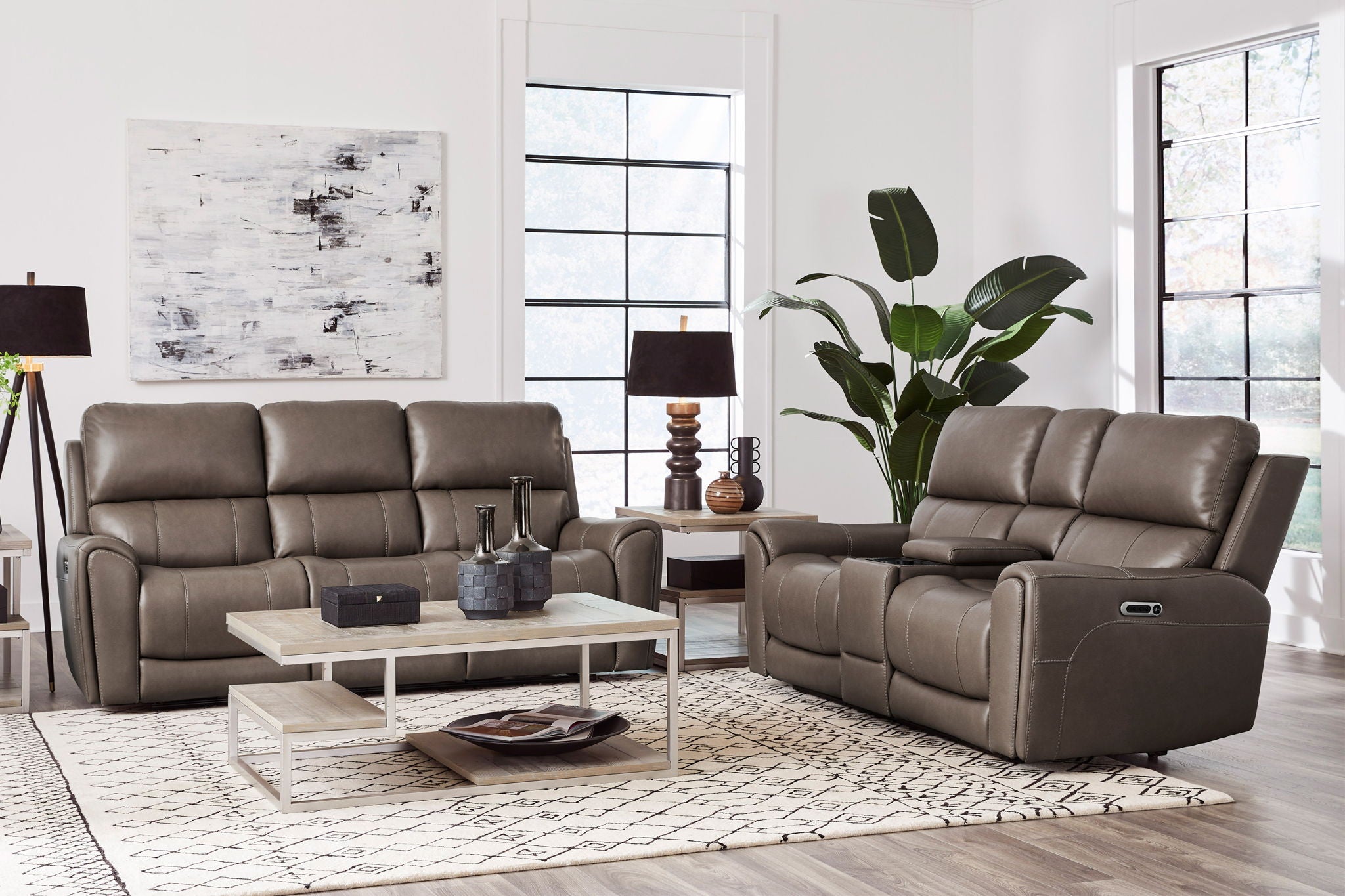 Hancock - Zero Gravity Power Reclining Sofa Set