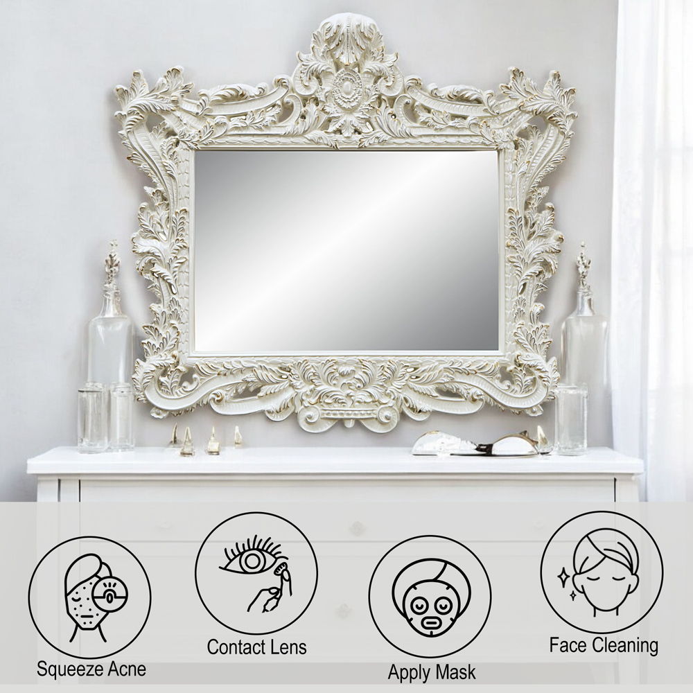 Adara - Mirror - Antique White - Urban Living Furniture (Los Angeles, CA)