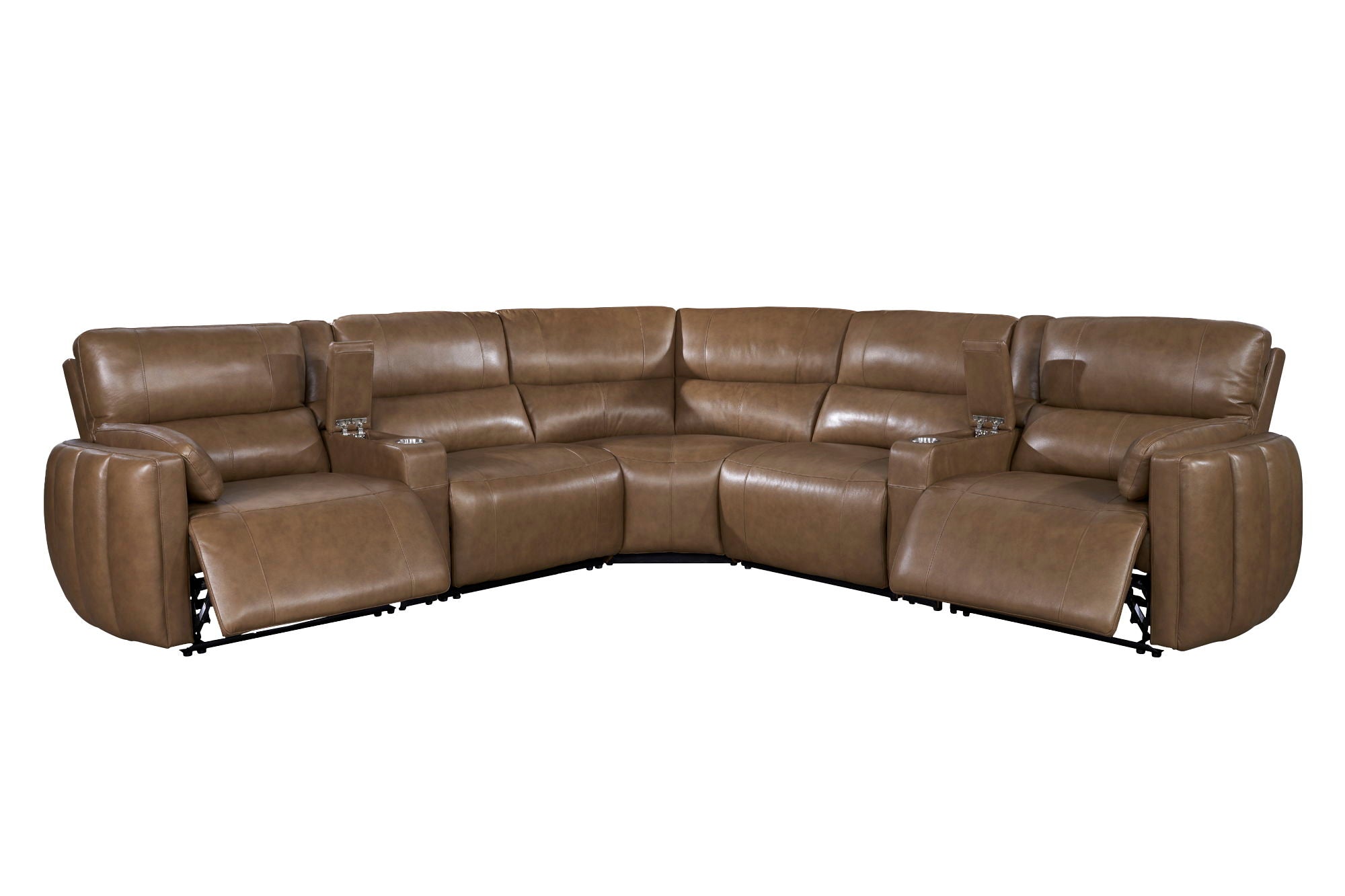 Modesto - Modular Power Reclining Sectional With Power Adjustable Headrests - Urban Living Furniture (Los Angeles, CA)