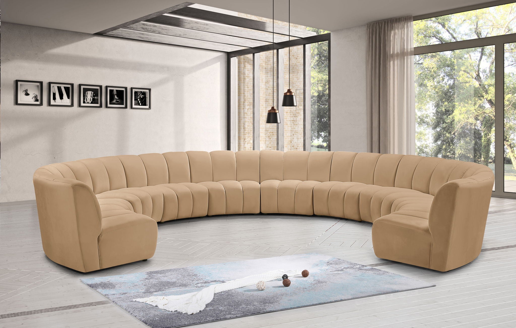 Infinity - 10 Piece Modular Sectional - Camel - Urban Living Furniture (Los Angeles, CA)