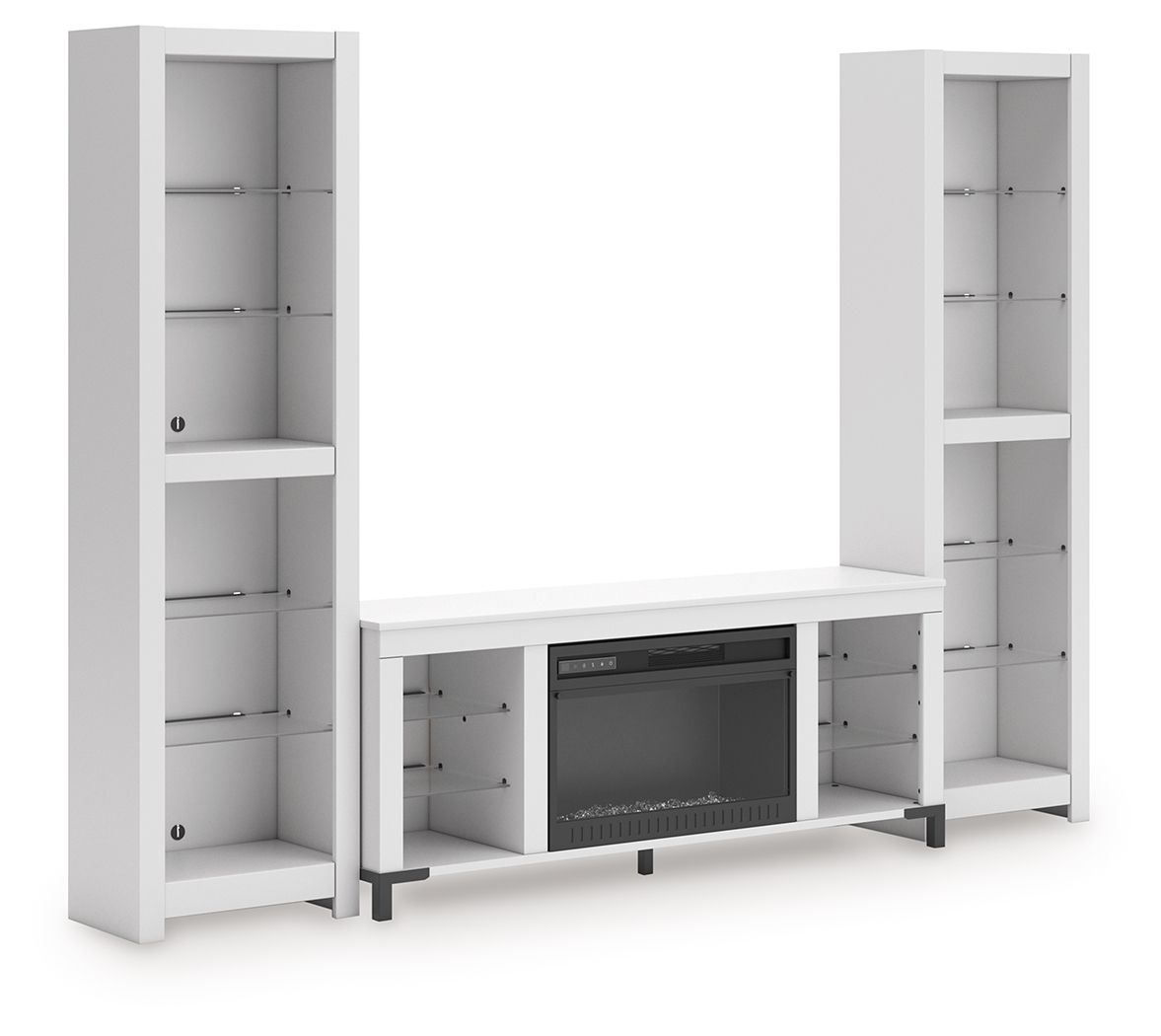 Brollevi - White - 3-Piece Entertainment Center - Urban Living Furniture (Los Angeles, CA)