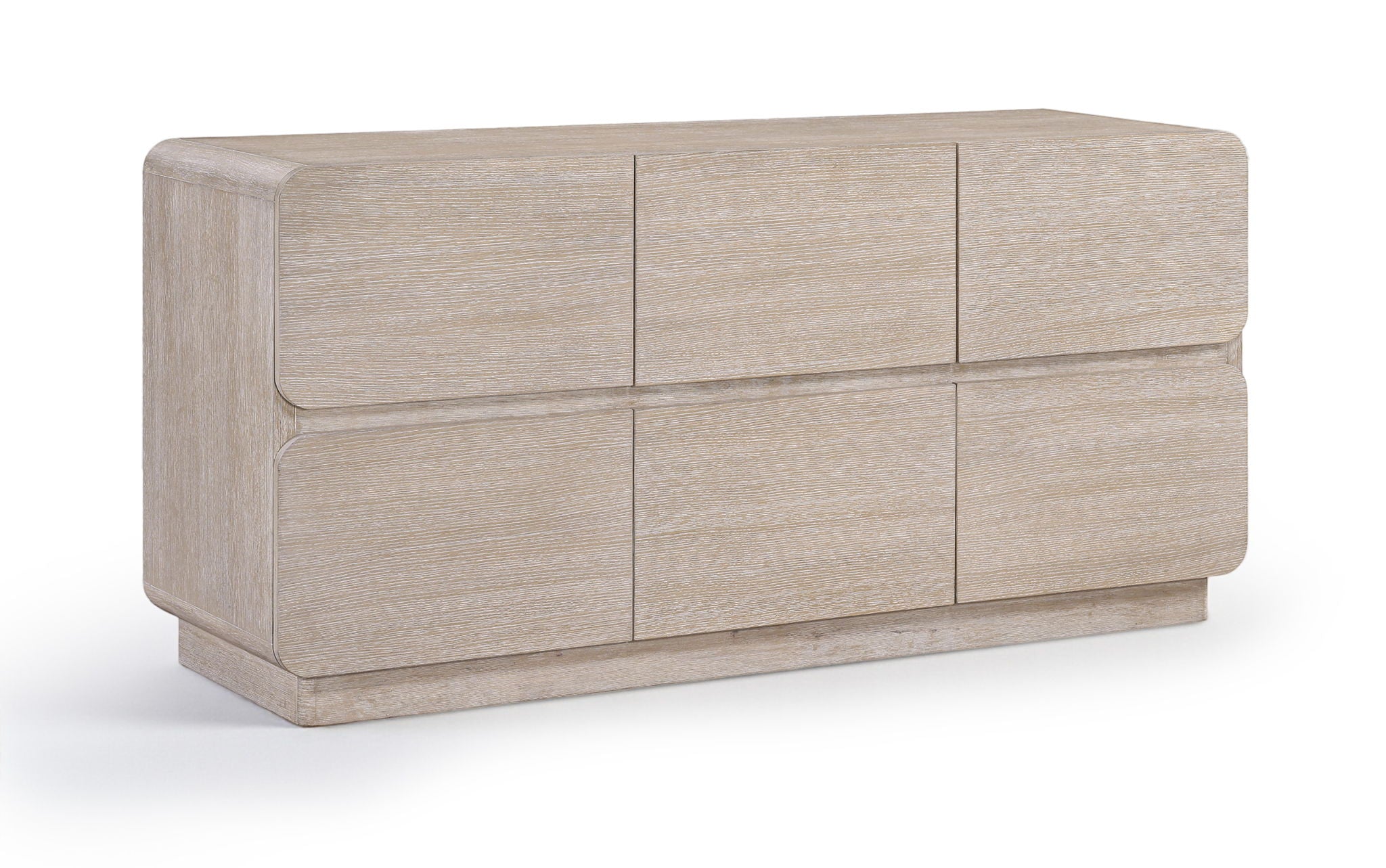 Adagio - Solid Wood And Oak Veneer Dresser - Natural