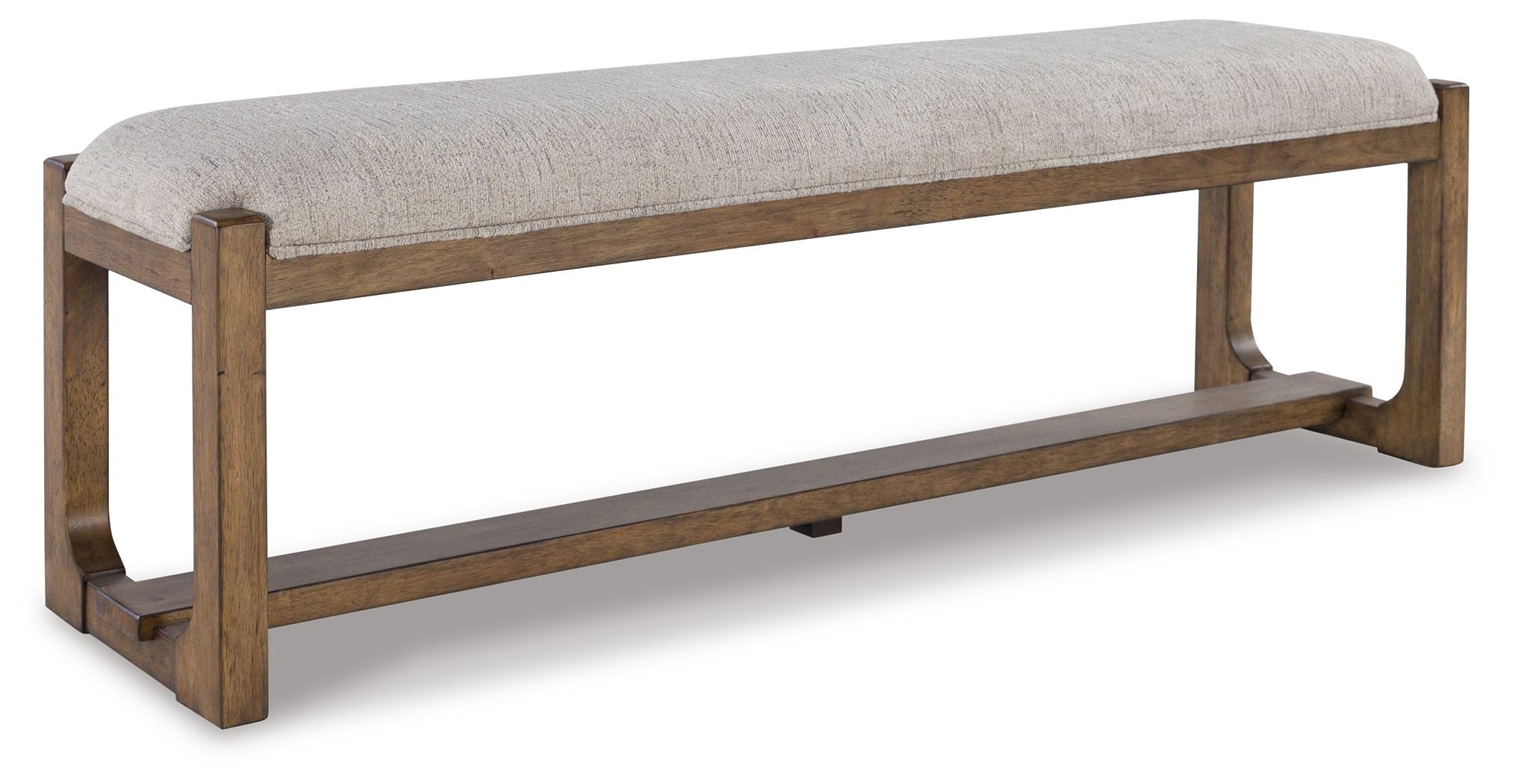 Cabalynn - Oatmeal / Light Brown - Large Uph Dining Room Bench - Urban Living Furniture (Los Angeles, CA)