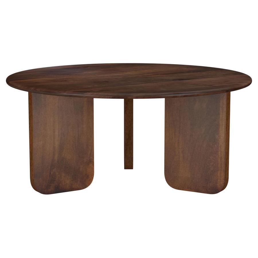 Dale - Round Solid Mango Wood Table - Urban Living Furniture (Los Angeles, CA)