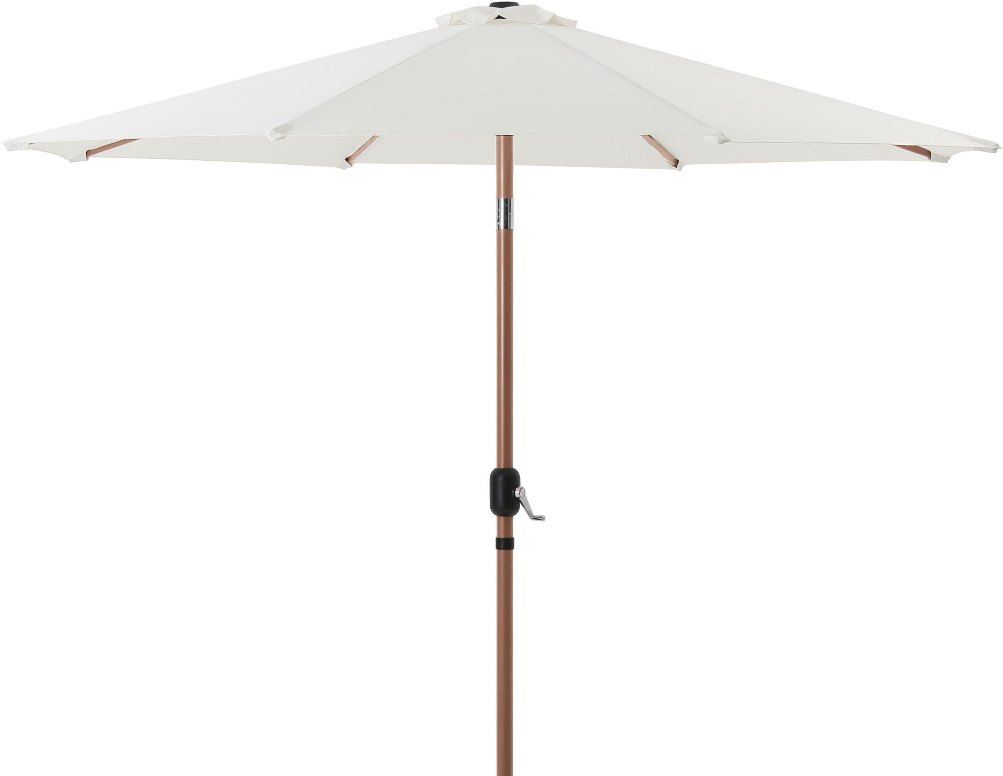 Fiji - Aluminum Patio Umbrella With Square Black And Teak Base - Urban Living Furniture (Los Angeles, CA)